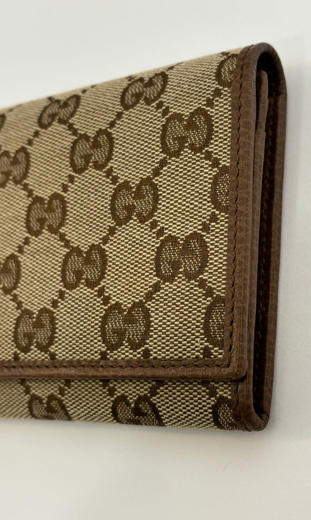GUCCI GG MONOGRAM LONG WALLET