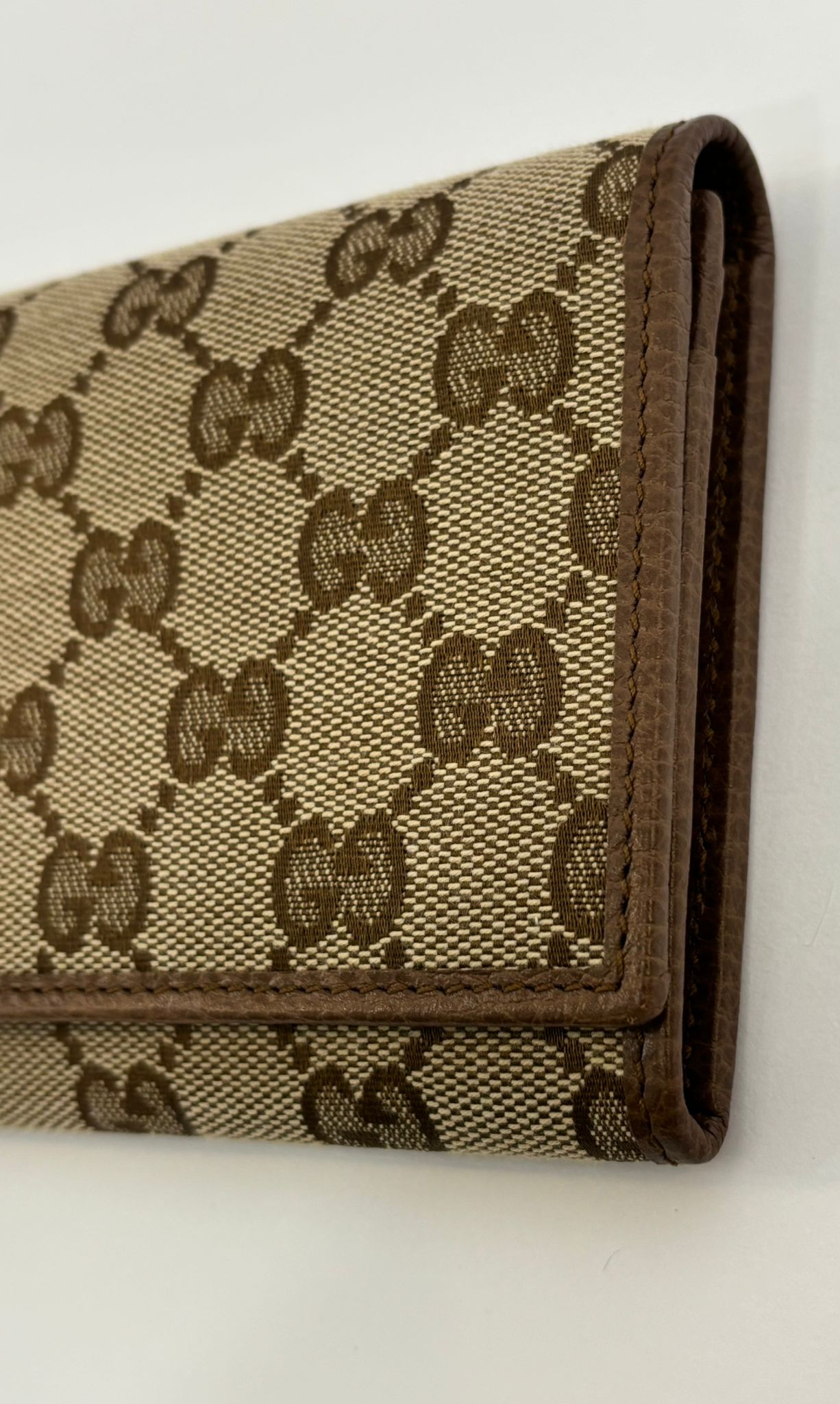 GUCCI GG MONOGRAM LONG WALLET