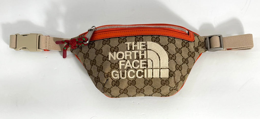 GUCCI X THE NORTH FACE WAIST MONOGRAM BELT BAG