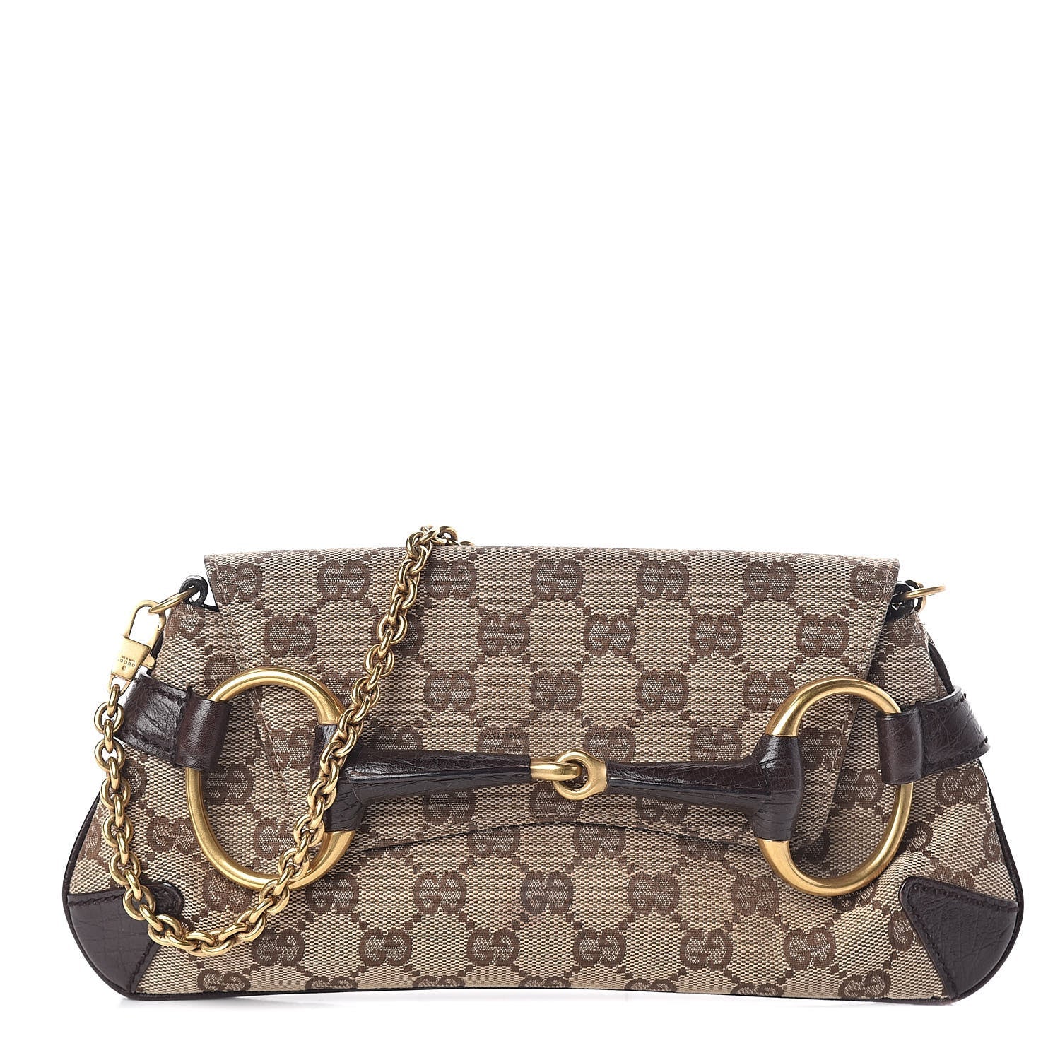 GUCCI X TOM FORD MONOGRAM HORSEBIT CLUTCH