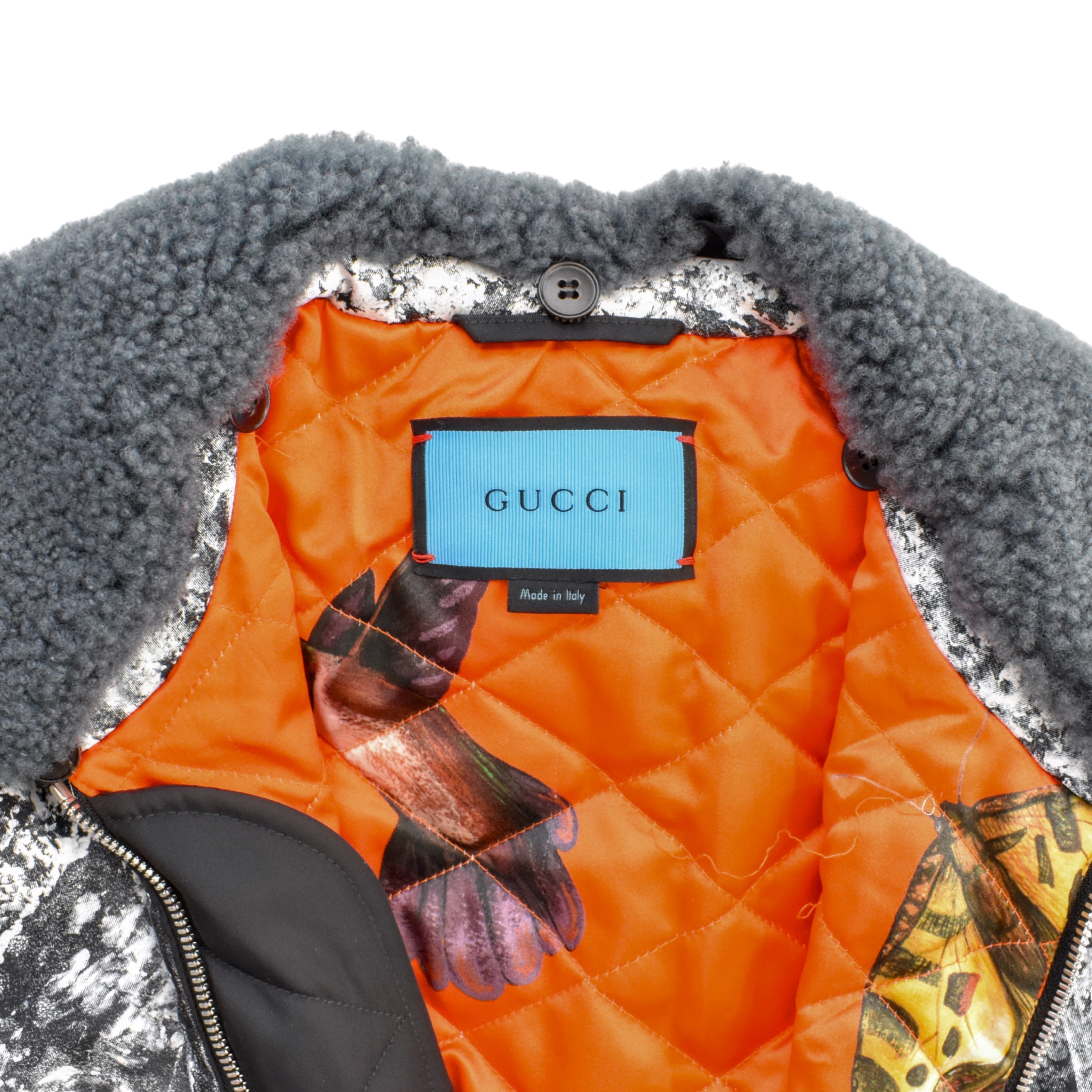 Gucci 'Gucci Ghost' Painted Bomber Jacket - Men's 48