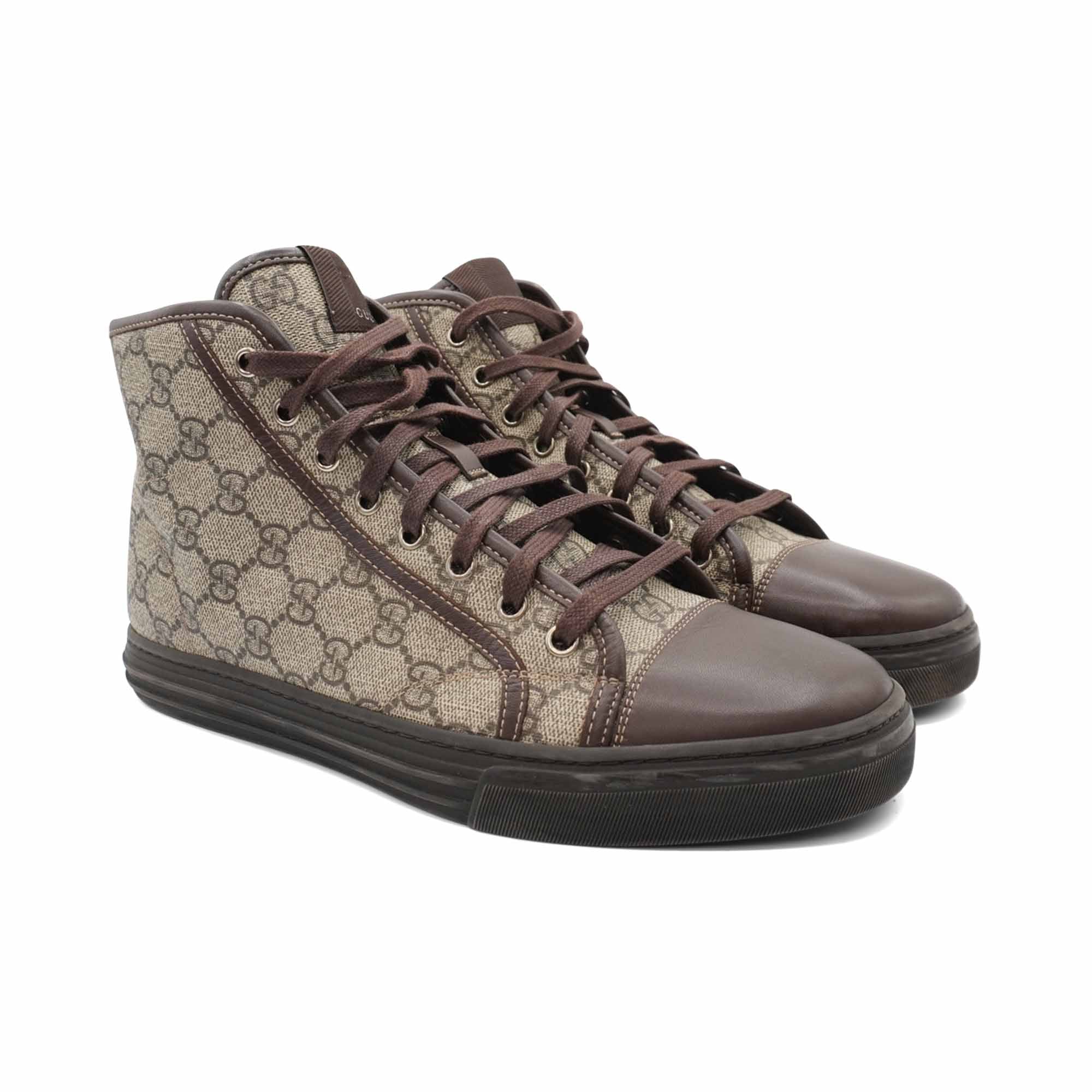 Gucci 'California' Monogram Sneakers - Men's 7.5