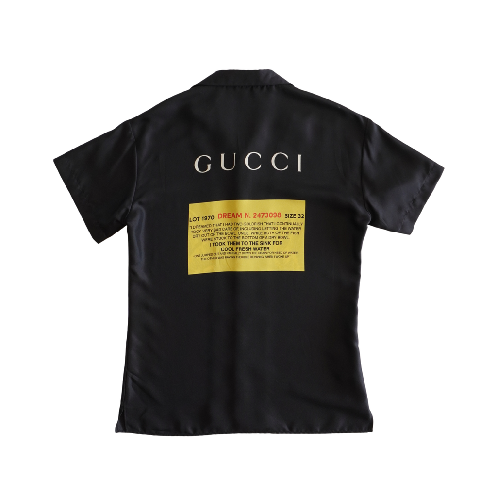 Gucci 'Black Cat' Button-Down Shirt - Men's 39