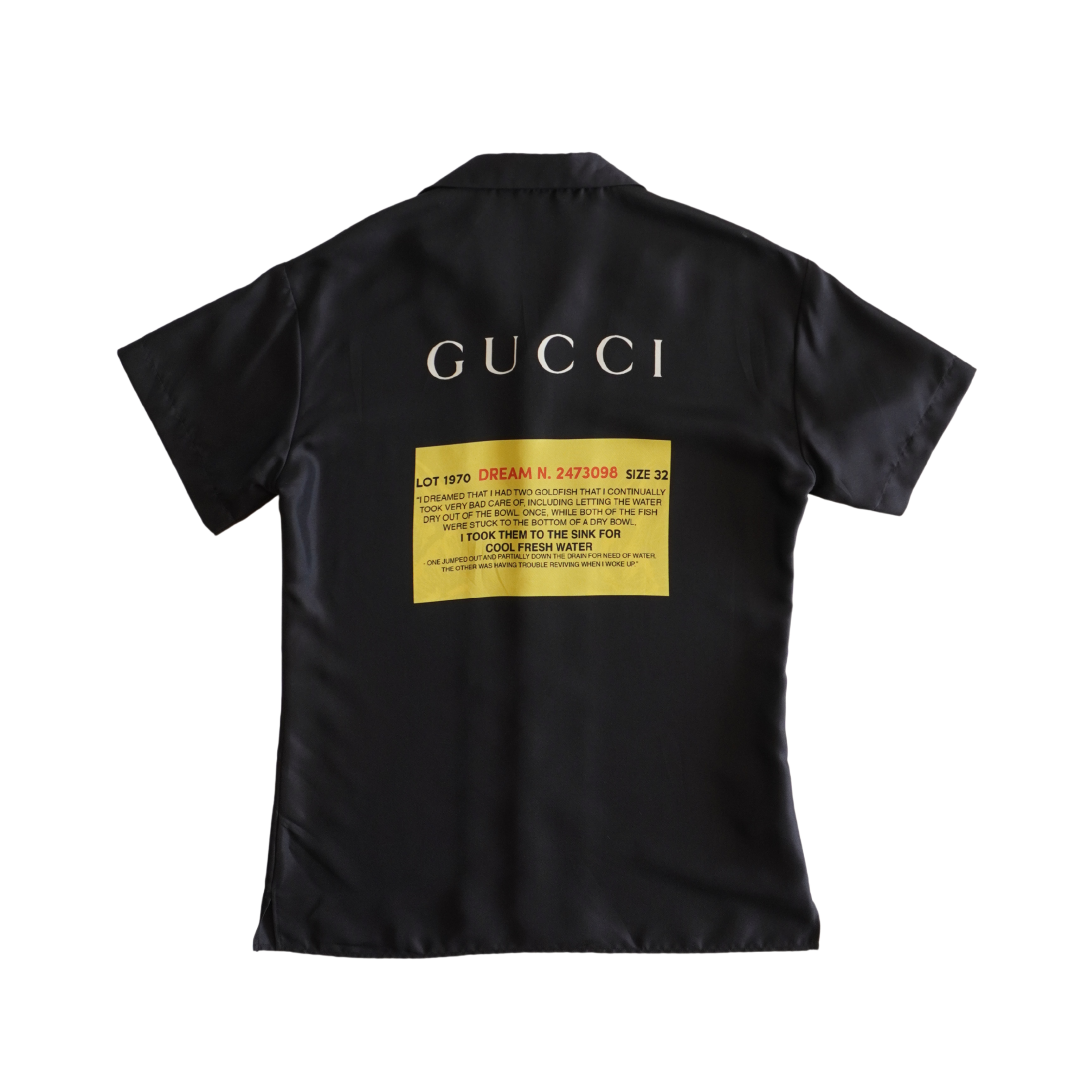 Gucci 'Black Cat' Button-Down Shirt - Men's 39