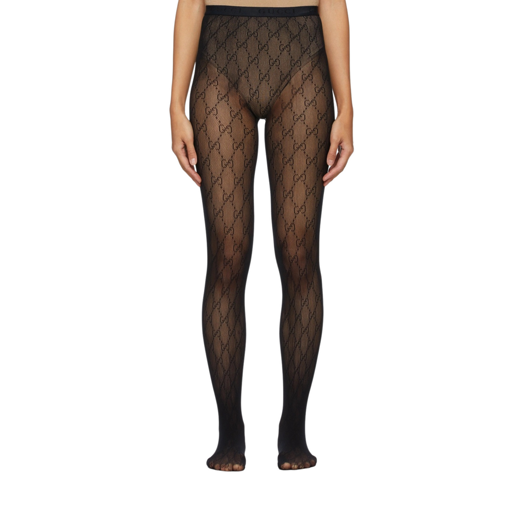 Gucci Monogram Tights - Women's S