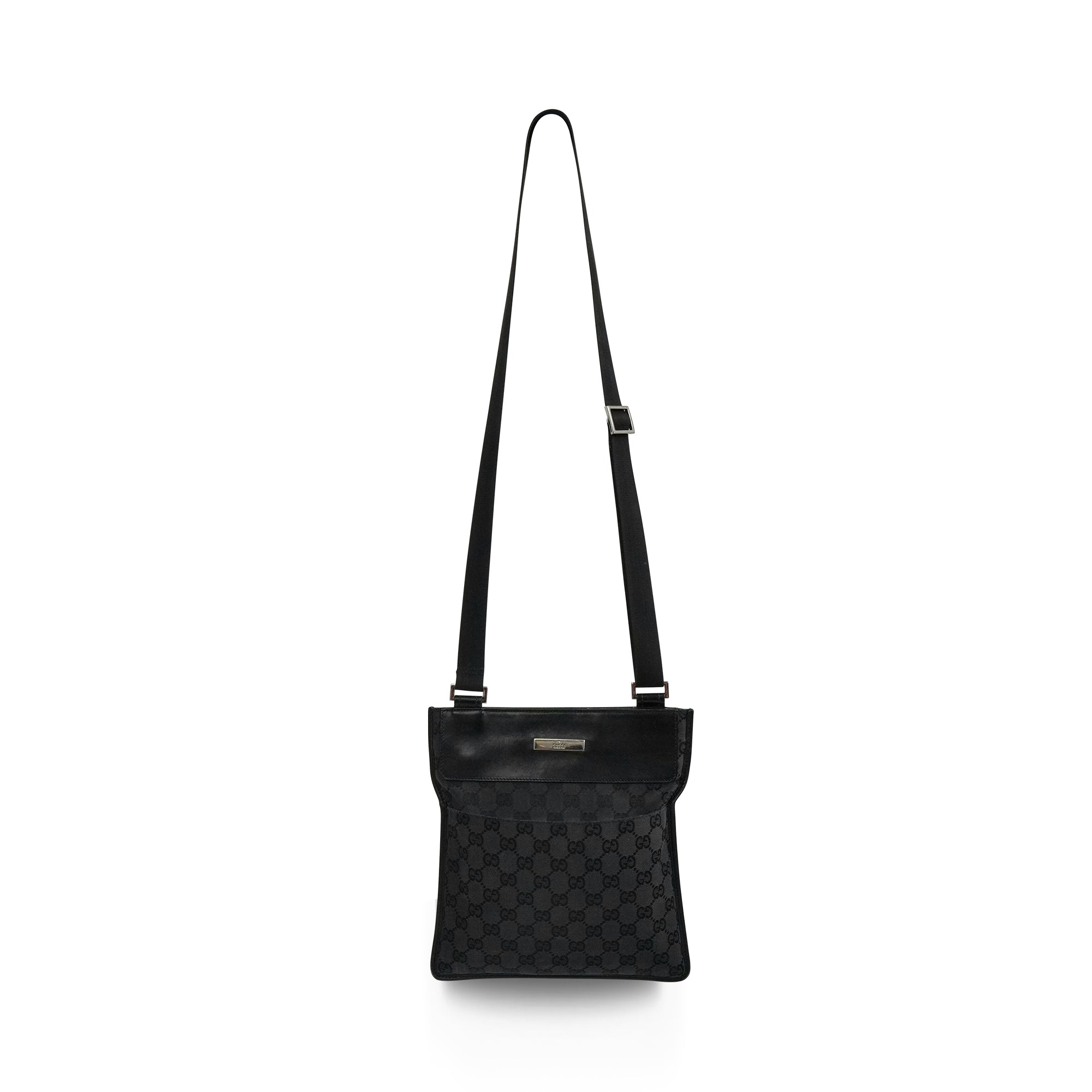 Gucci Monogram Canvas Crossbody Bag