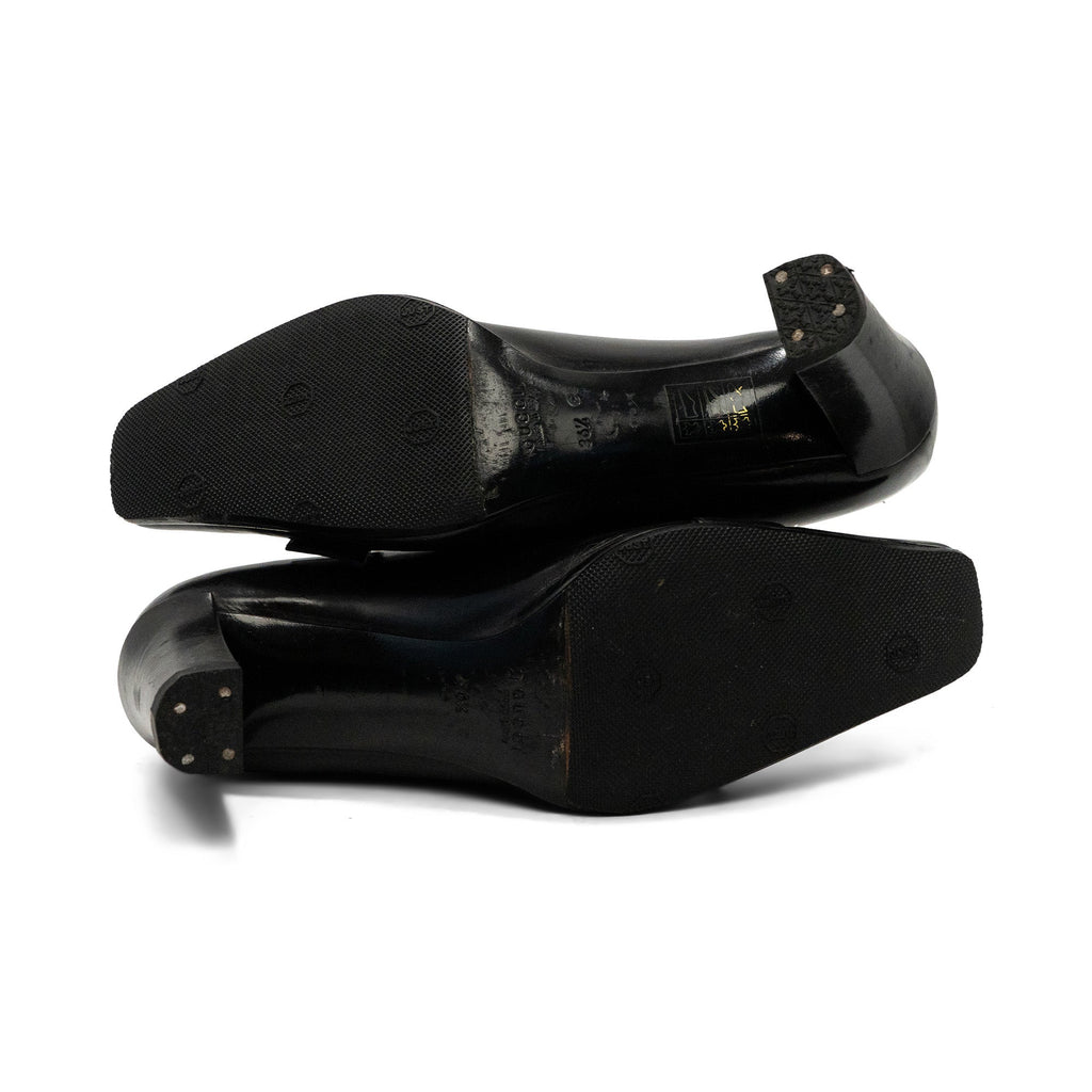 Gucci Vintage Square Toe Heels - Women's 36.5