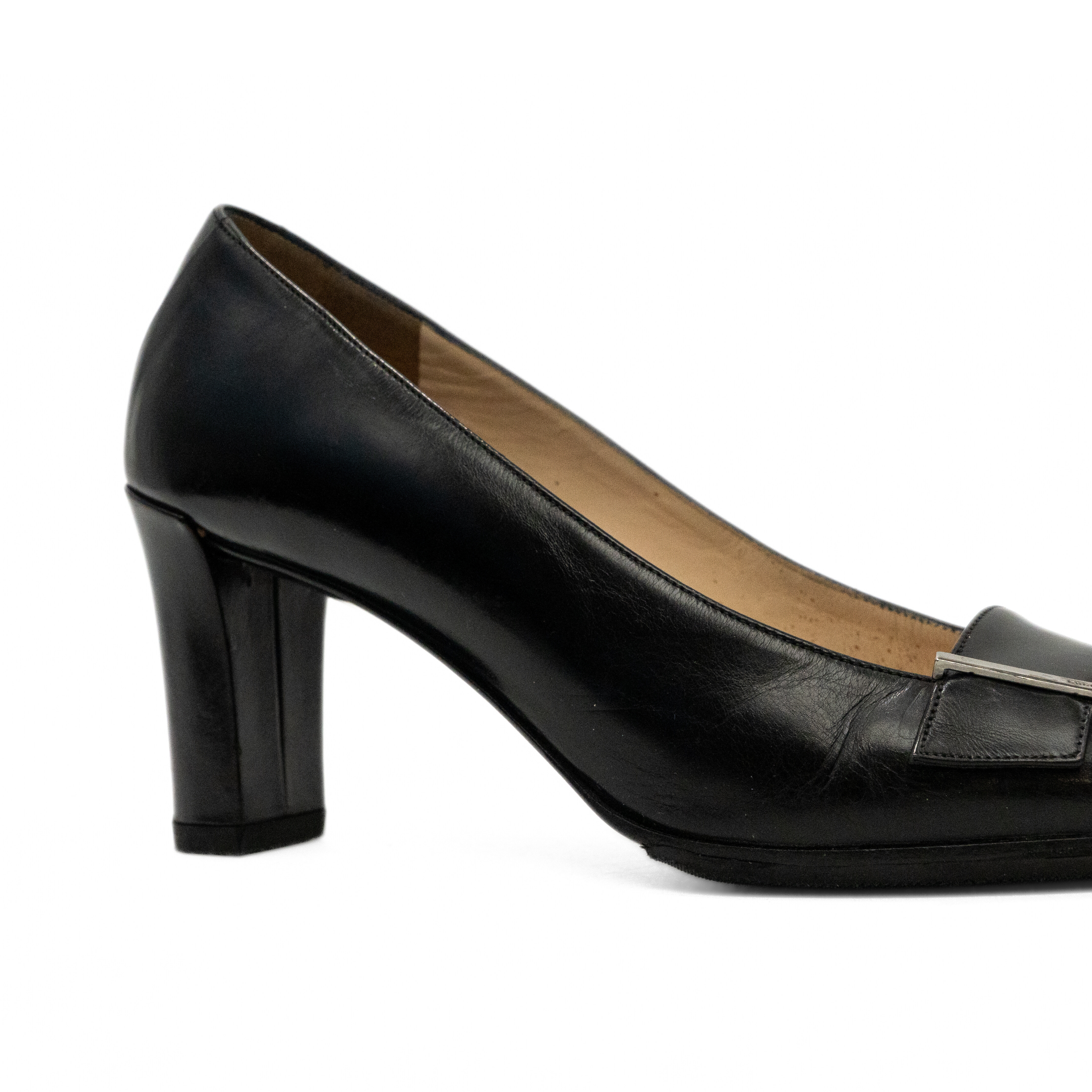 Gucci Vintage Square Toe Heels - Women's 36.5