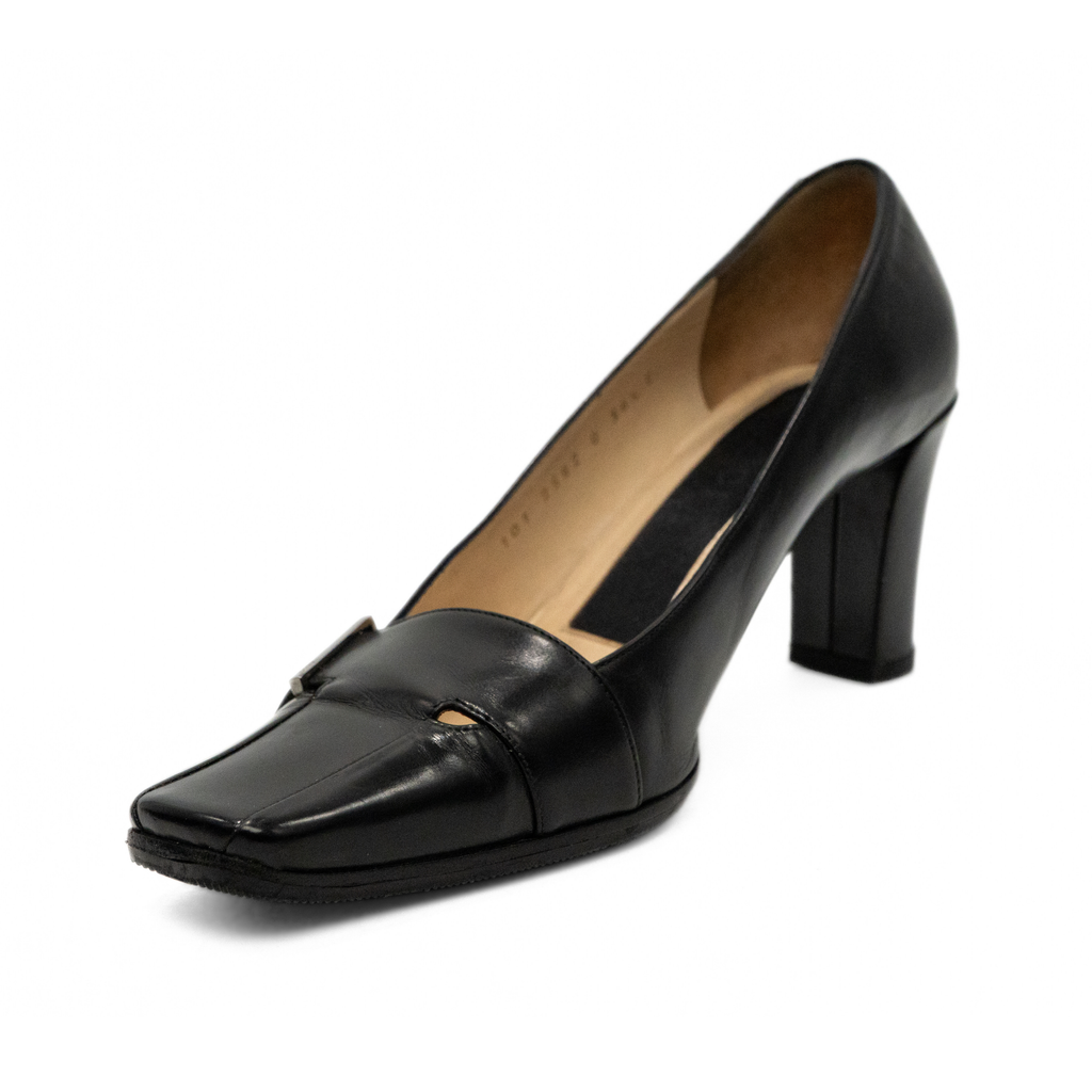 Gucci Vintage Square Toe Heels - Women's 36.5