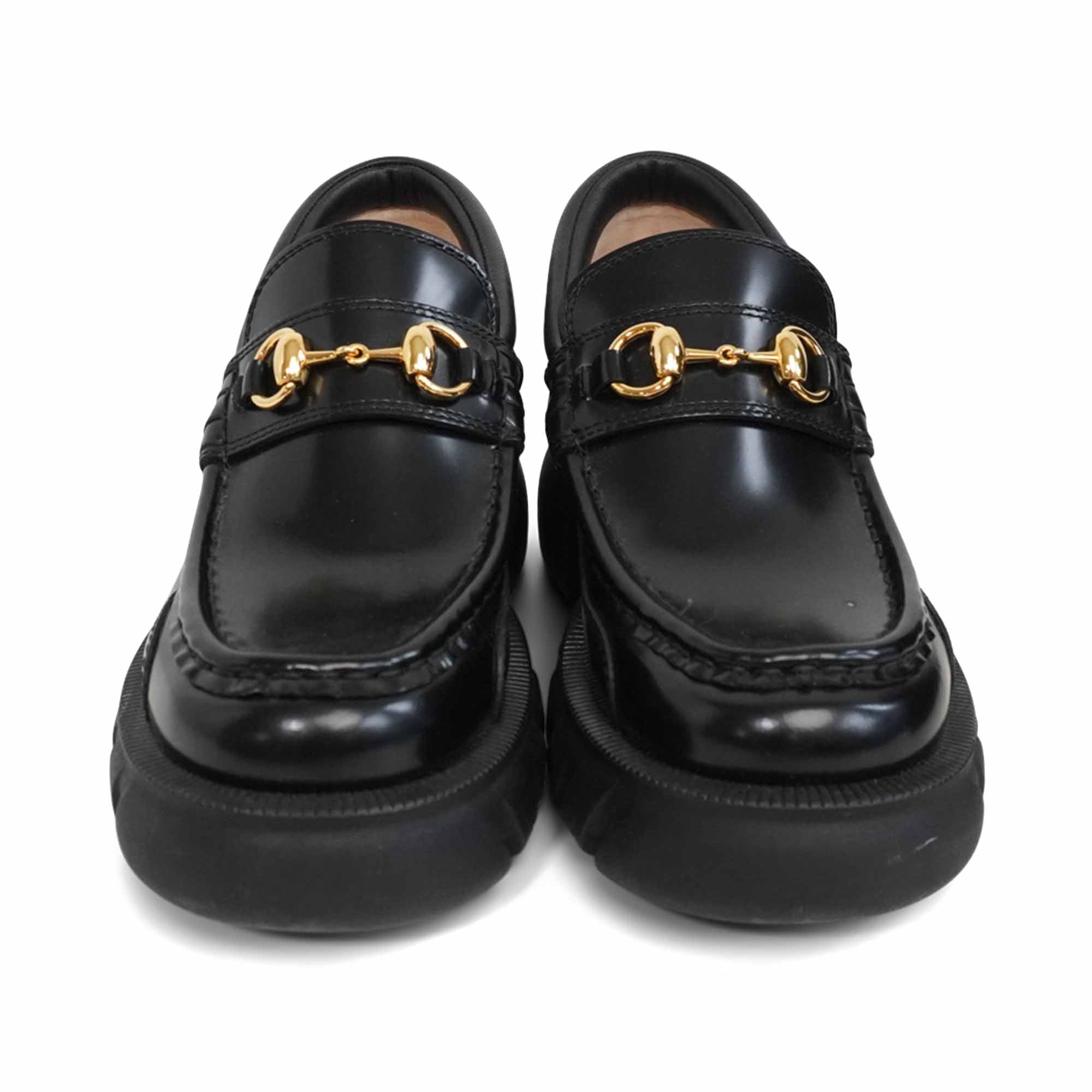 Gucci Horsebit Lug Sole Loafers - Women's 36.5