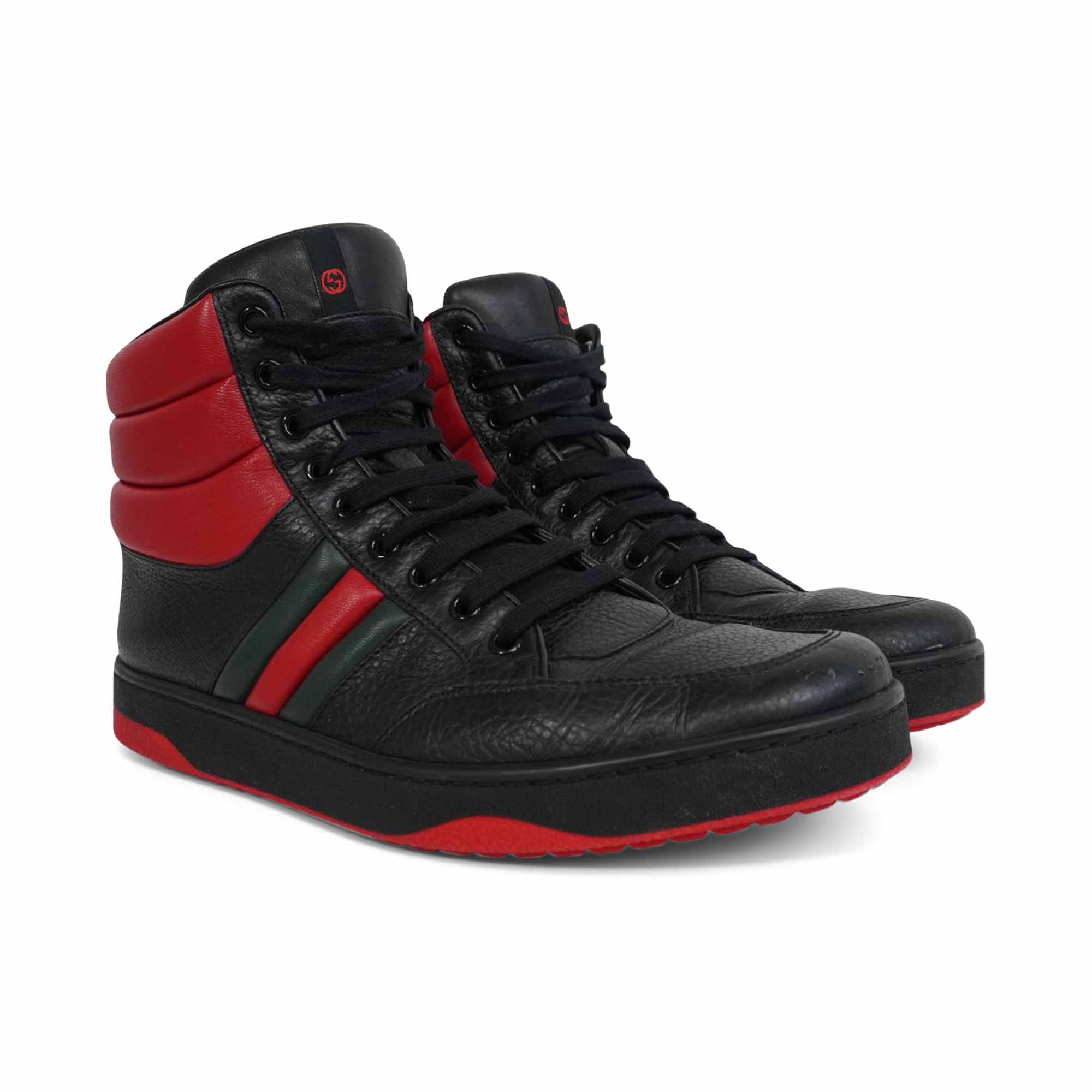 Gucci 'Ronnie' Padded High Top Sneakers - Men's 8