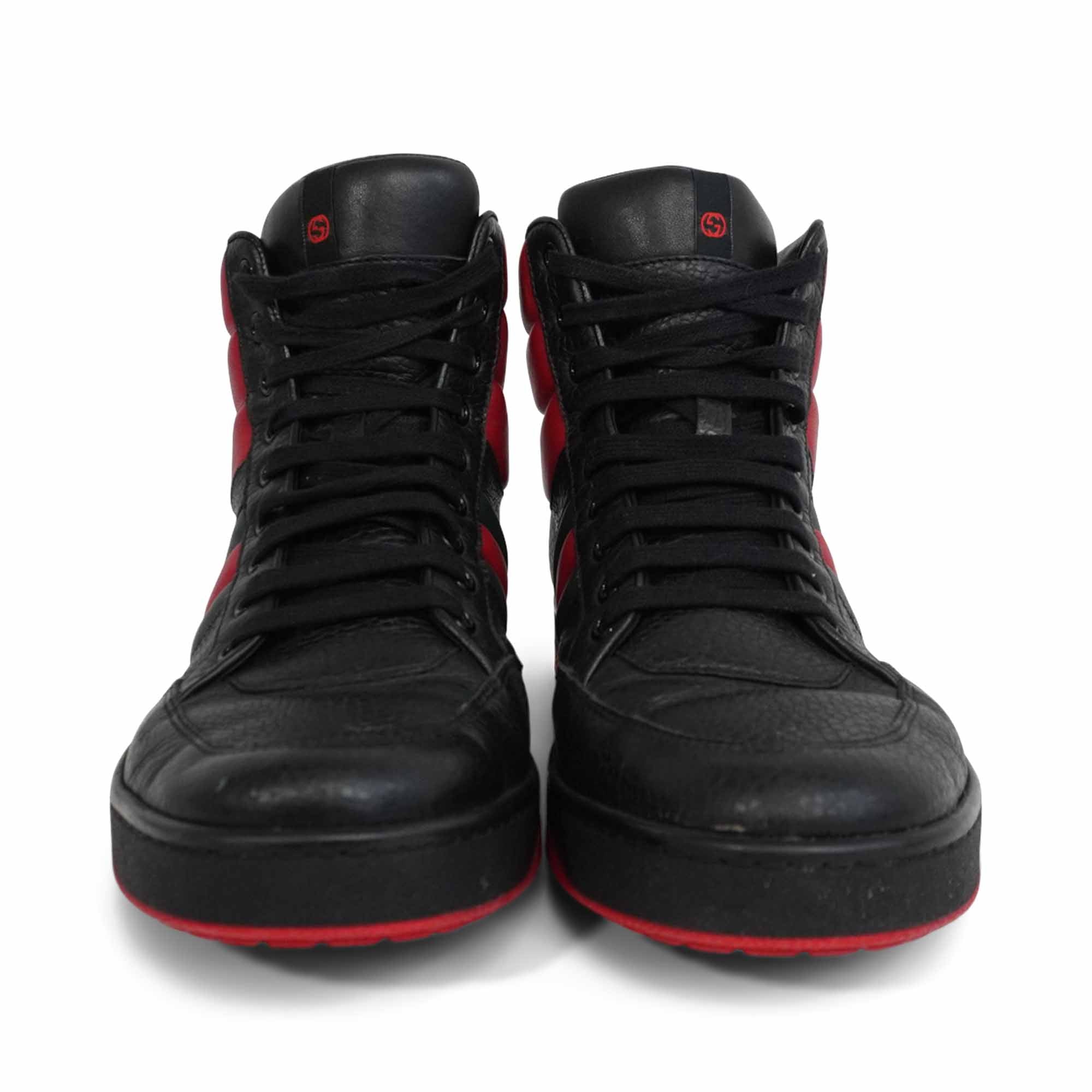 Gucci 'Ronnie' Padded High Top Sneakers - Men's 8