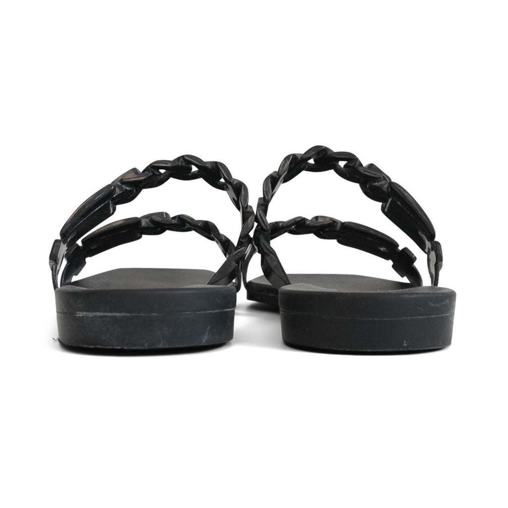 Gucci Chain-Link Rubber Sandals - Women's 36