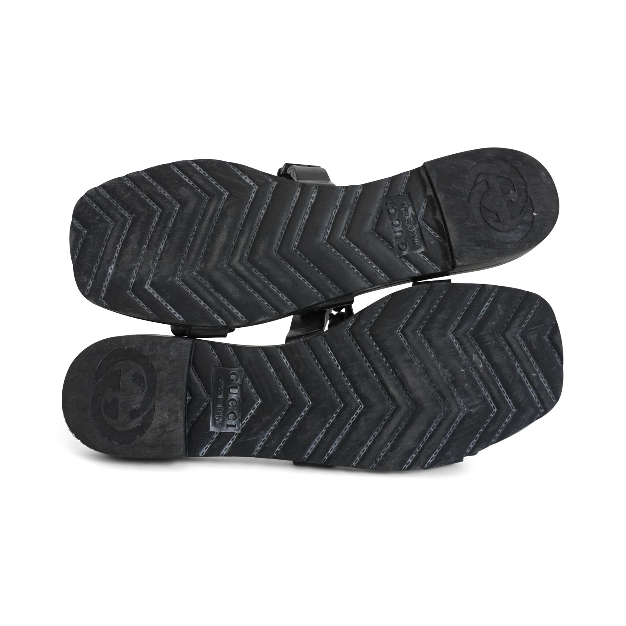Gucci Chain-Link Rubber Sandals - Women's 36