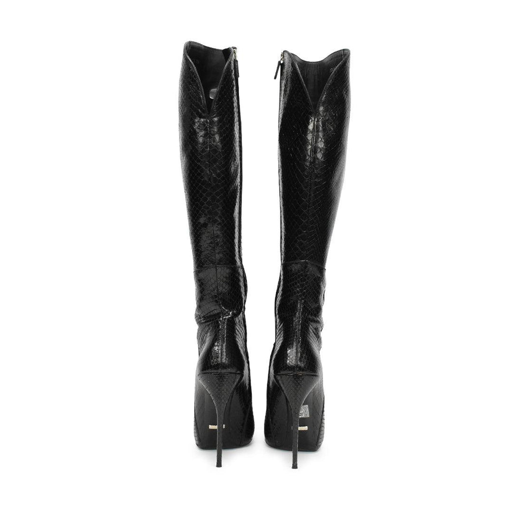 Gucci 'Kim' Python Boots - Women's 38.5