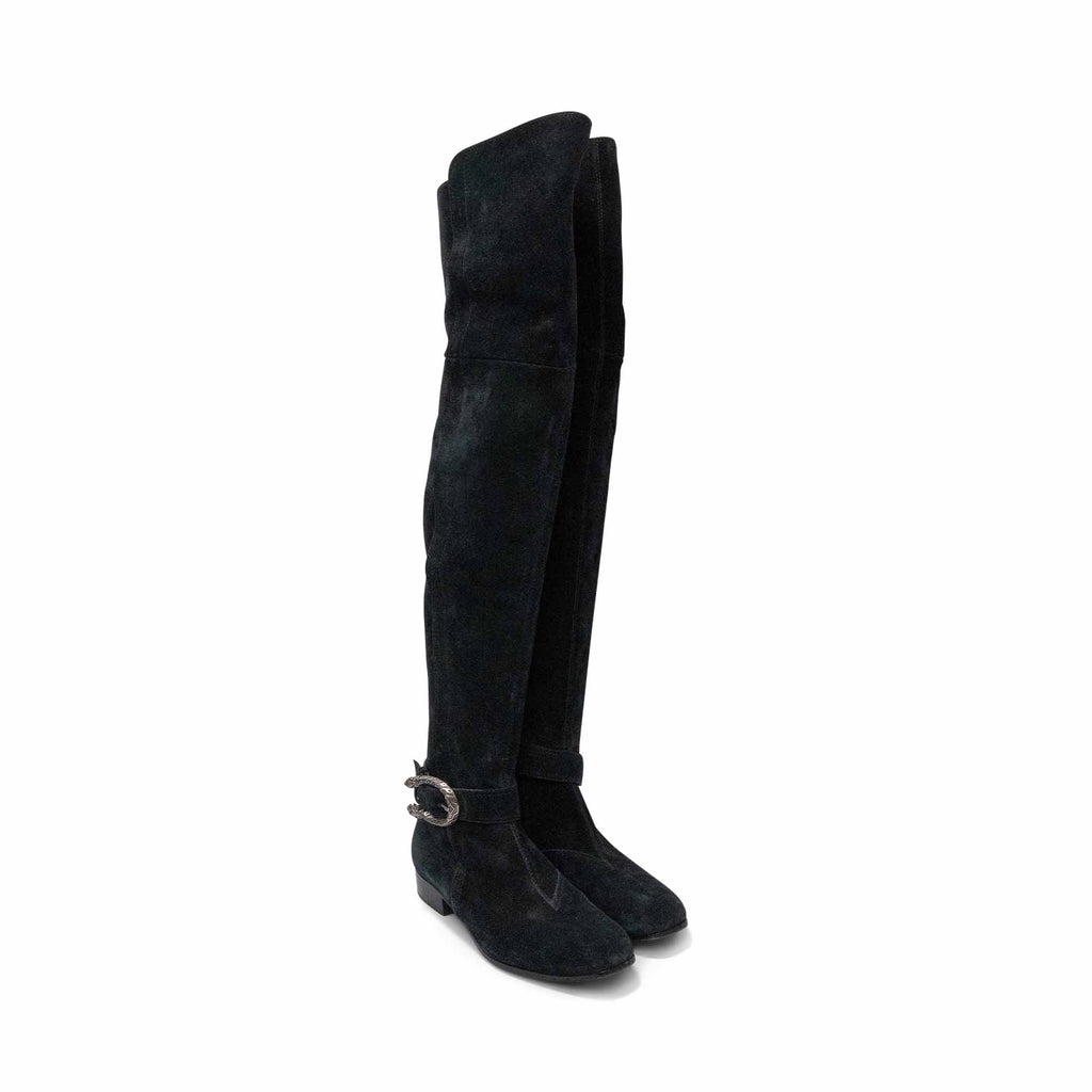 Gucci 'Dionysus' Suede Boots - Women's 36.5