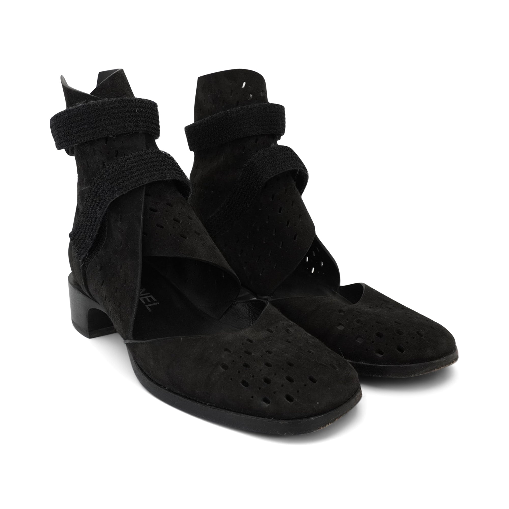 Chanel 'Spring 2017' Velcro Booties - Women's 35