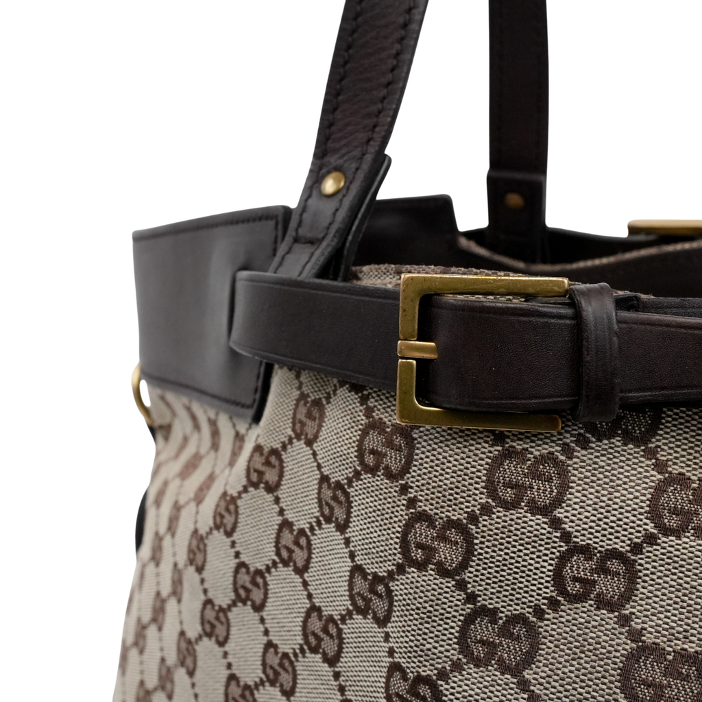 Gucci Belted Tote Bag