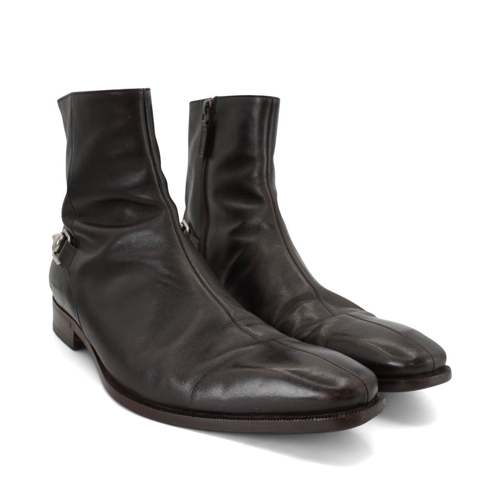 Gucci 'Horsebit' Boots - Men's 10.5