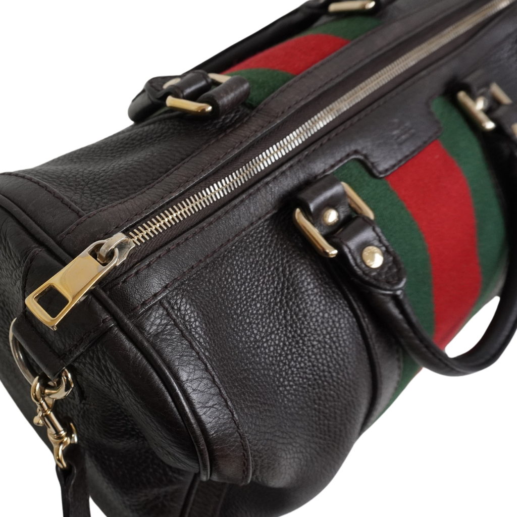 Gucci 'Web' Boston Bag