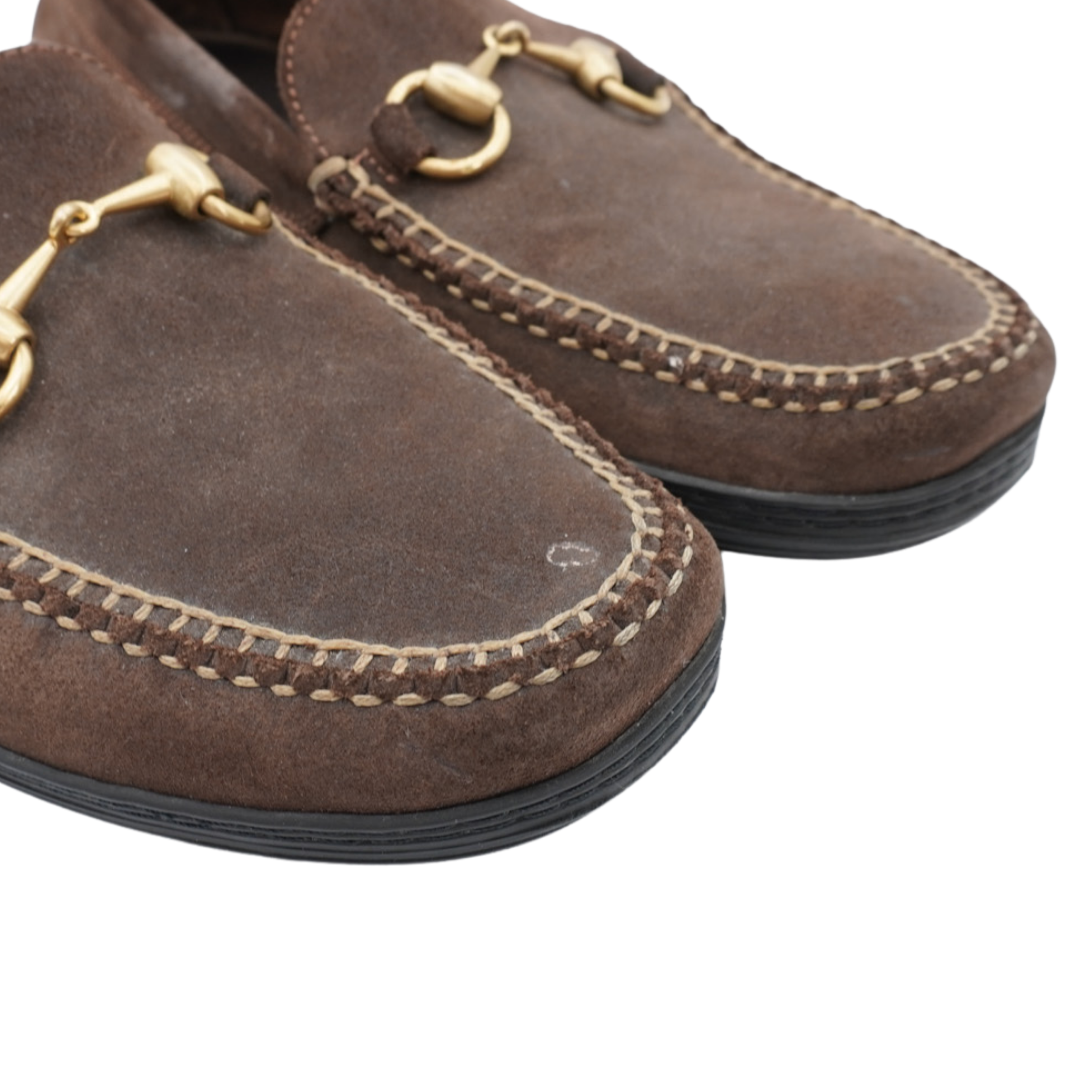Gucci 'Jordaan' Suede Loafers- Men's 41.5