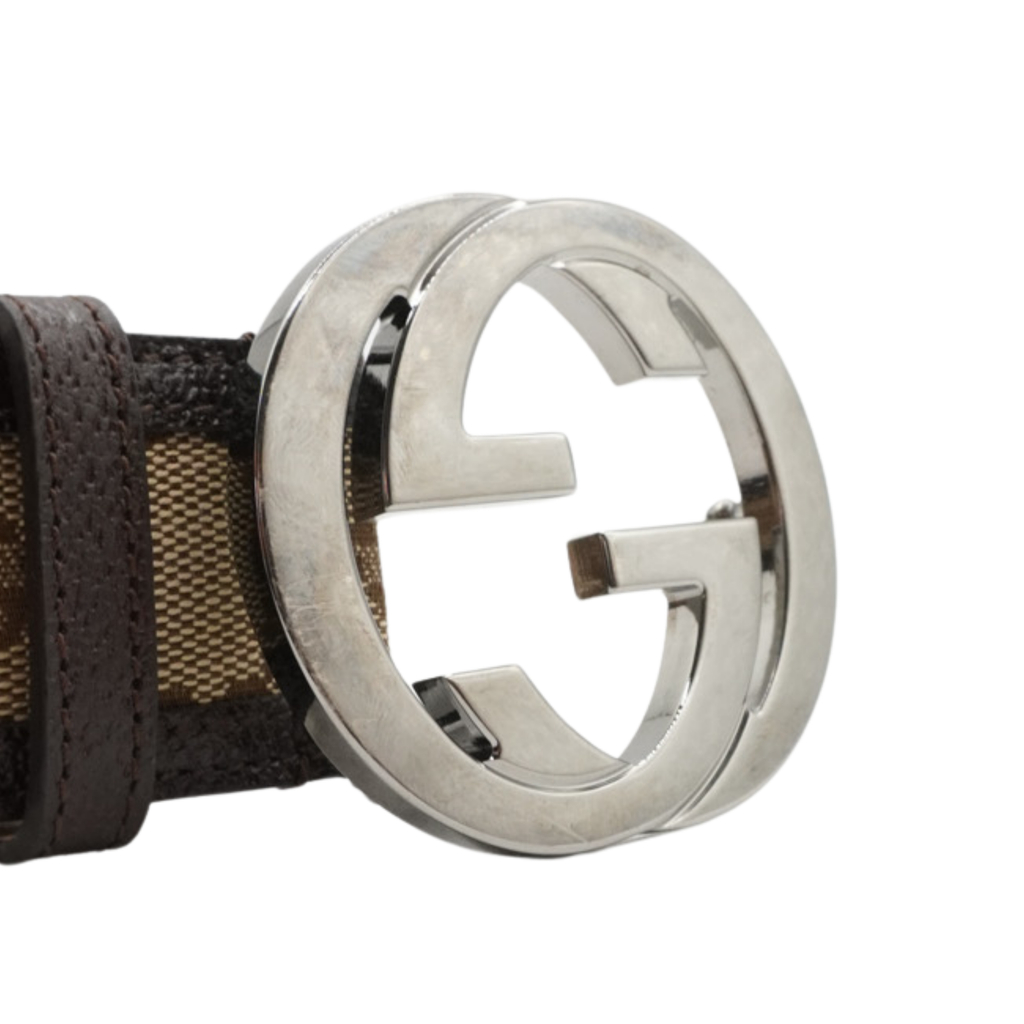 Gucci Monogram 'Interlocking G' Belt - 38
