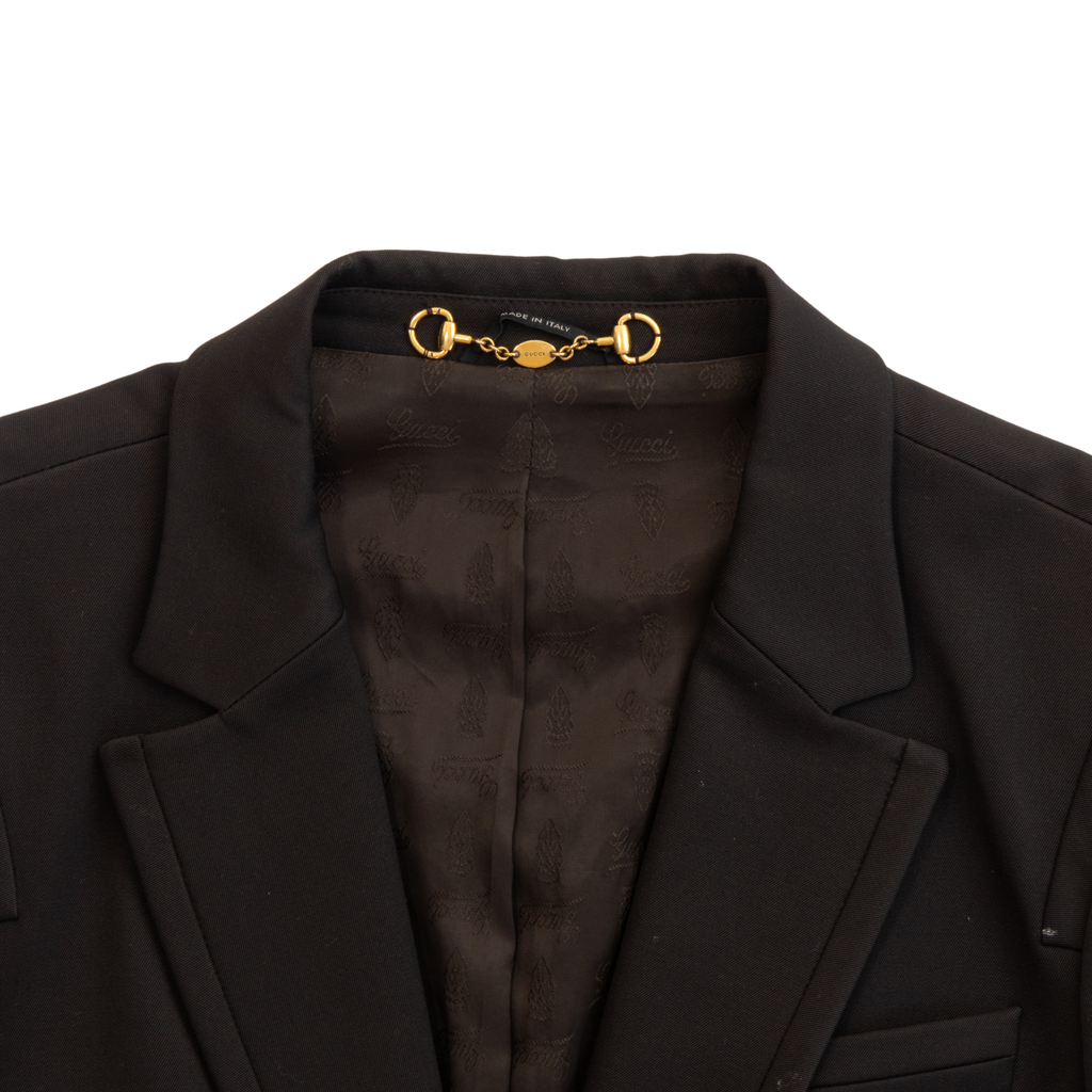 Gucci Dark Brown Blazer - Women's XS