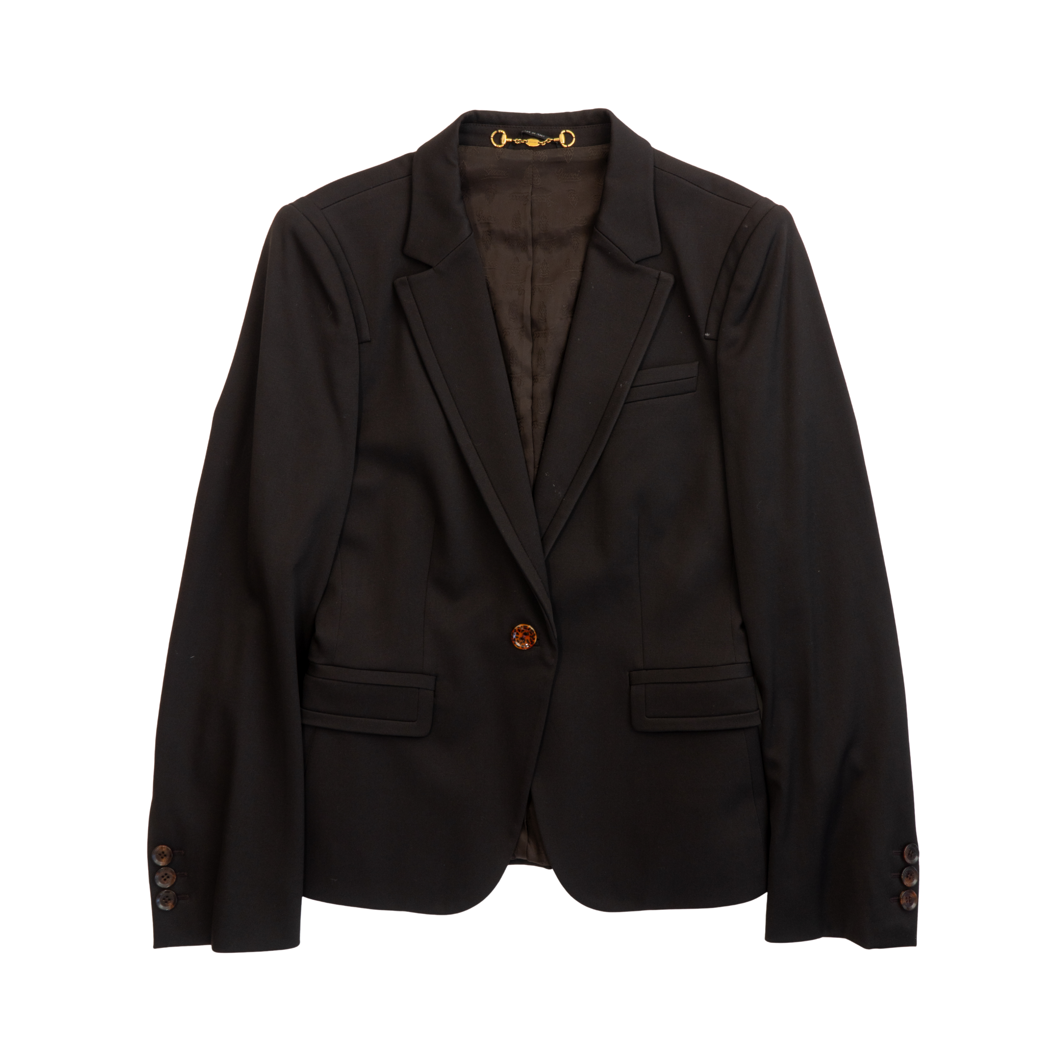 Gucci Dark Brown Blazer - Women's XS