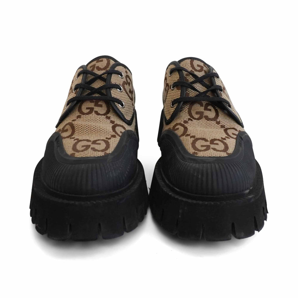 Gucci 'Maxi GG Supreme' Derby Shoe - Men's 10