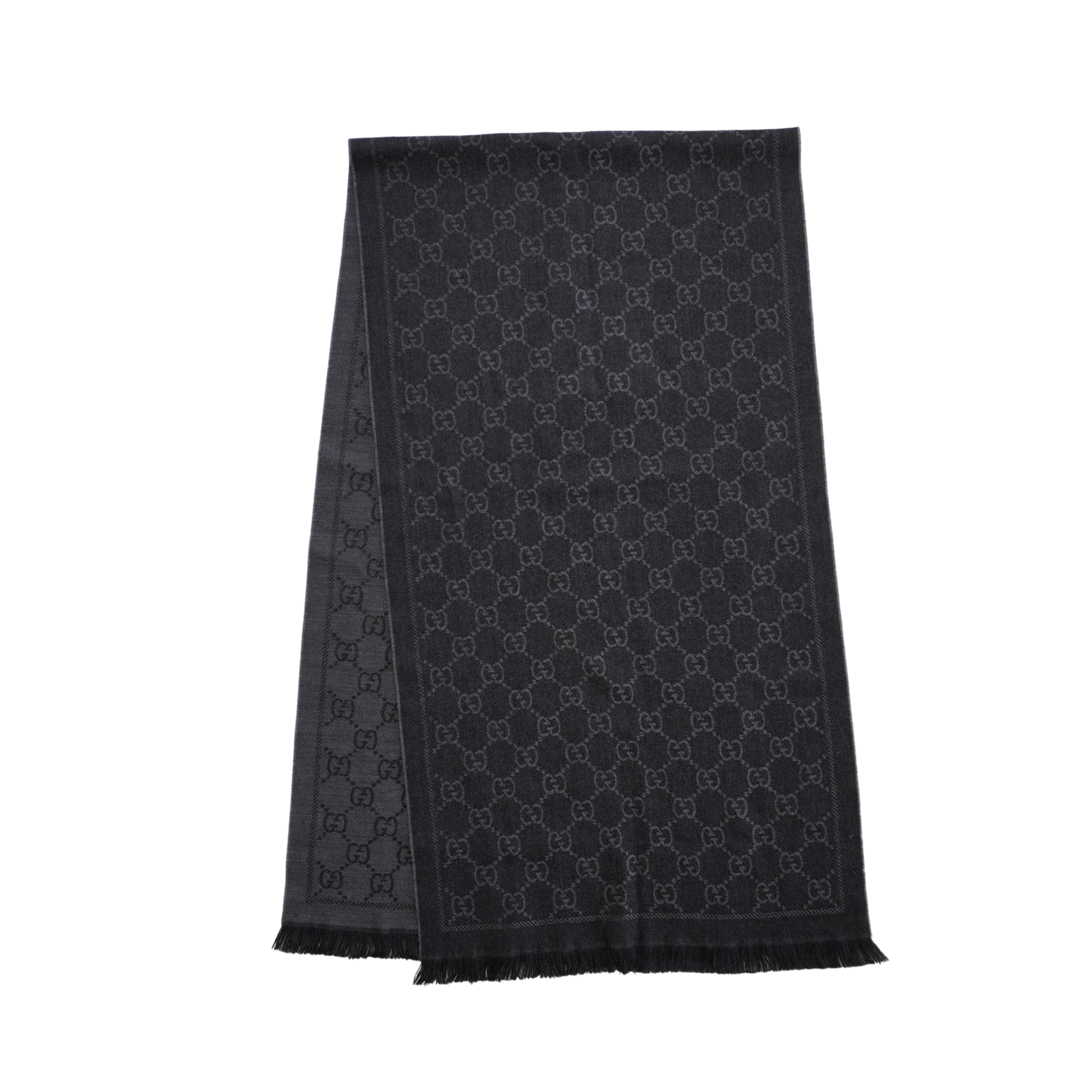 Gucci Monogram Wool Scarf