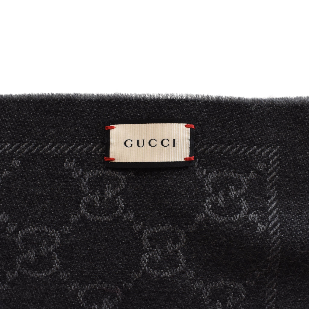 Gucci Monogram Wool Scarf