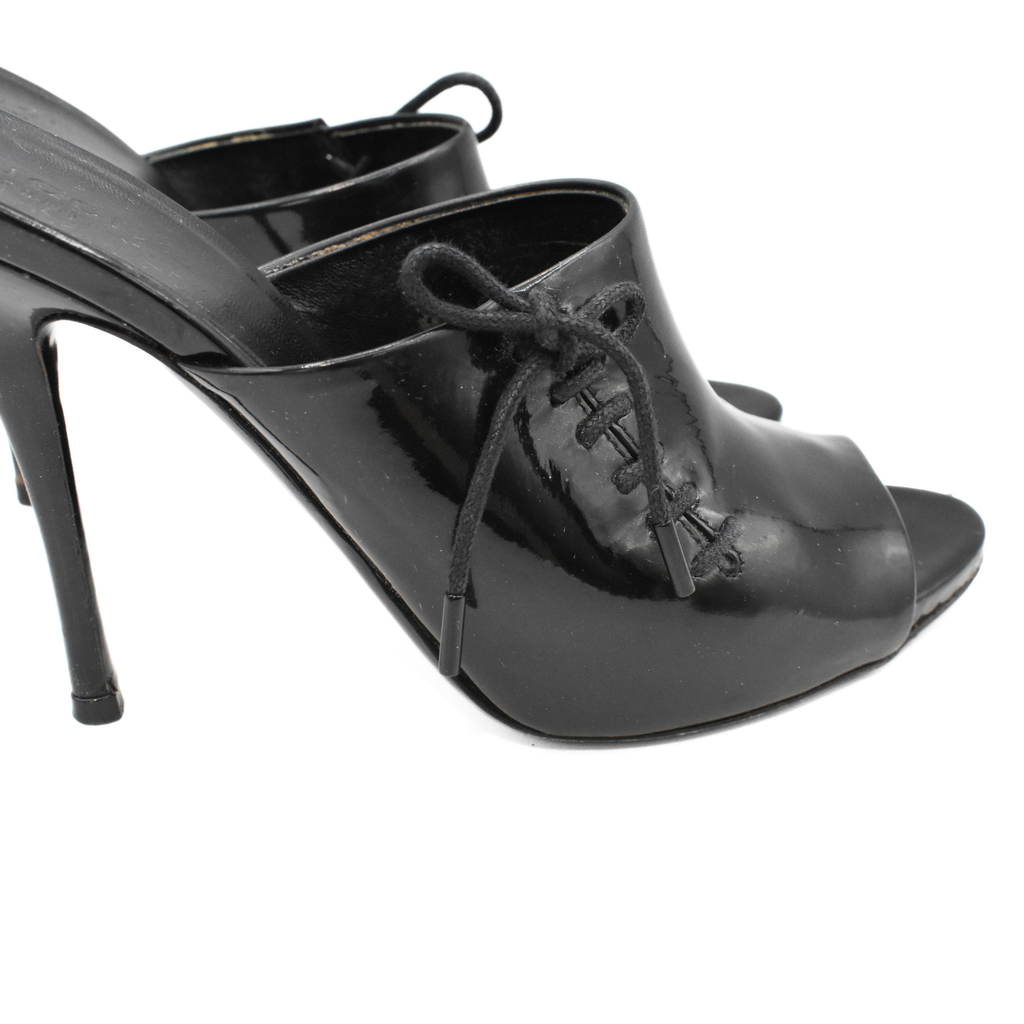 Gucci Lace Up Mules - Women's 39.5