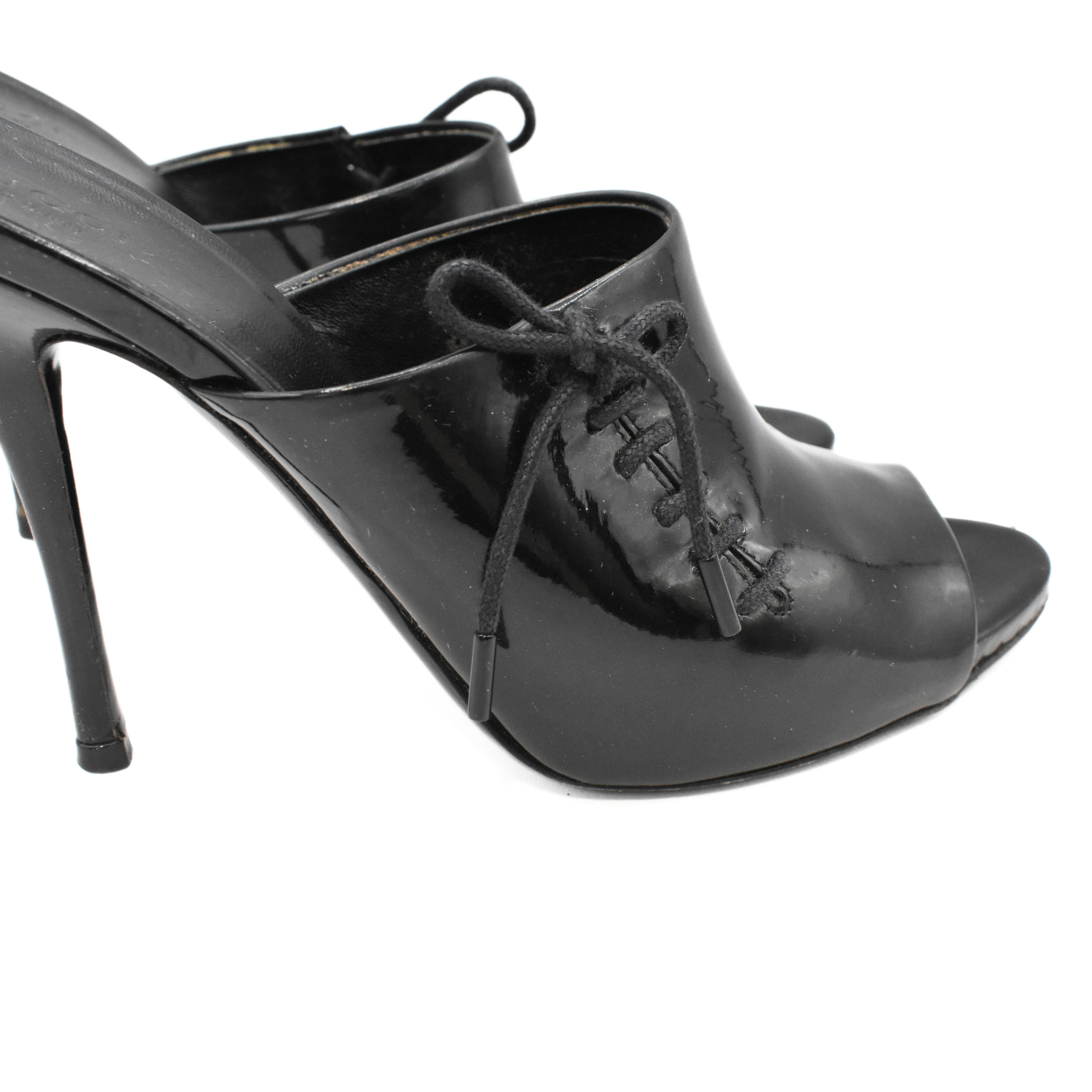 Gucci Lace Up Mules - Women's 39.5