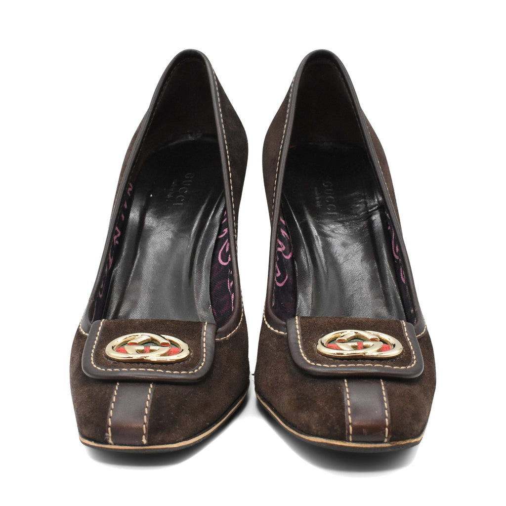 Gucci Interlocking GG Pumps - Women's 7.5
