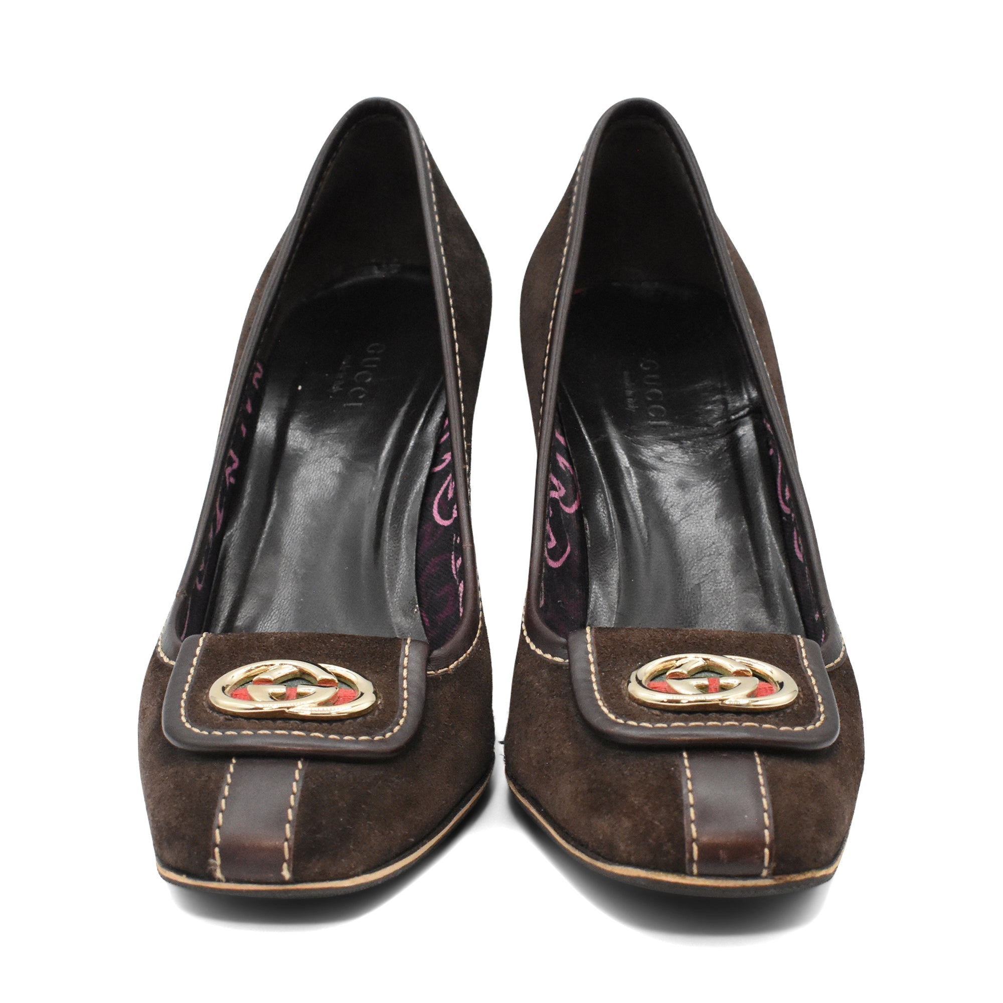 Gucci Interlocking GG Pumps - Women's 7.5