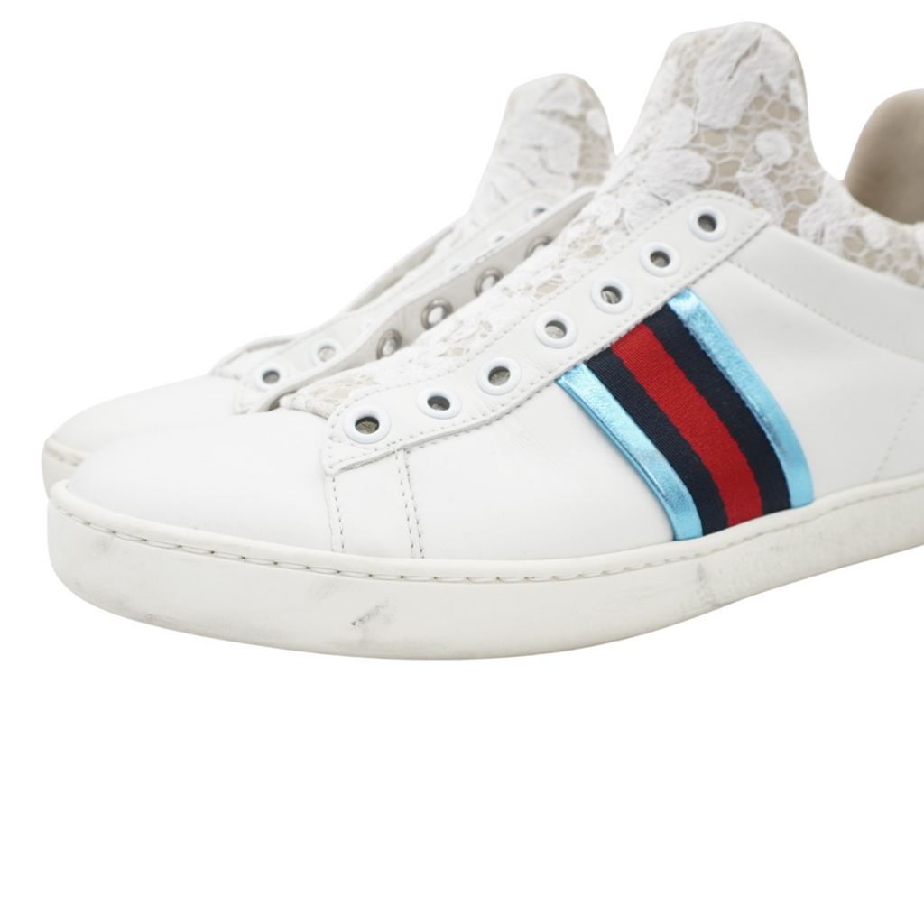 Gucci 'Ace' High-Top Sneakers - Women's 37
