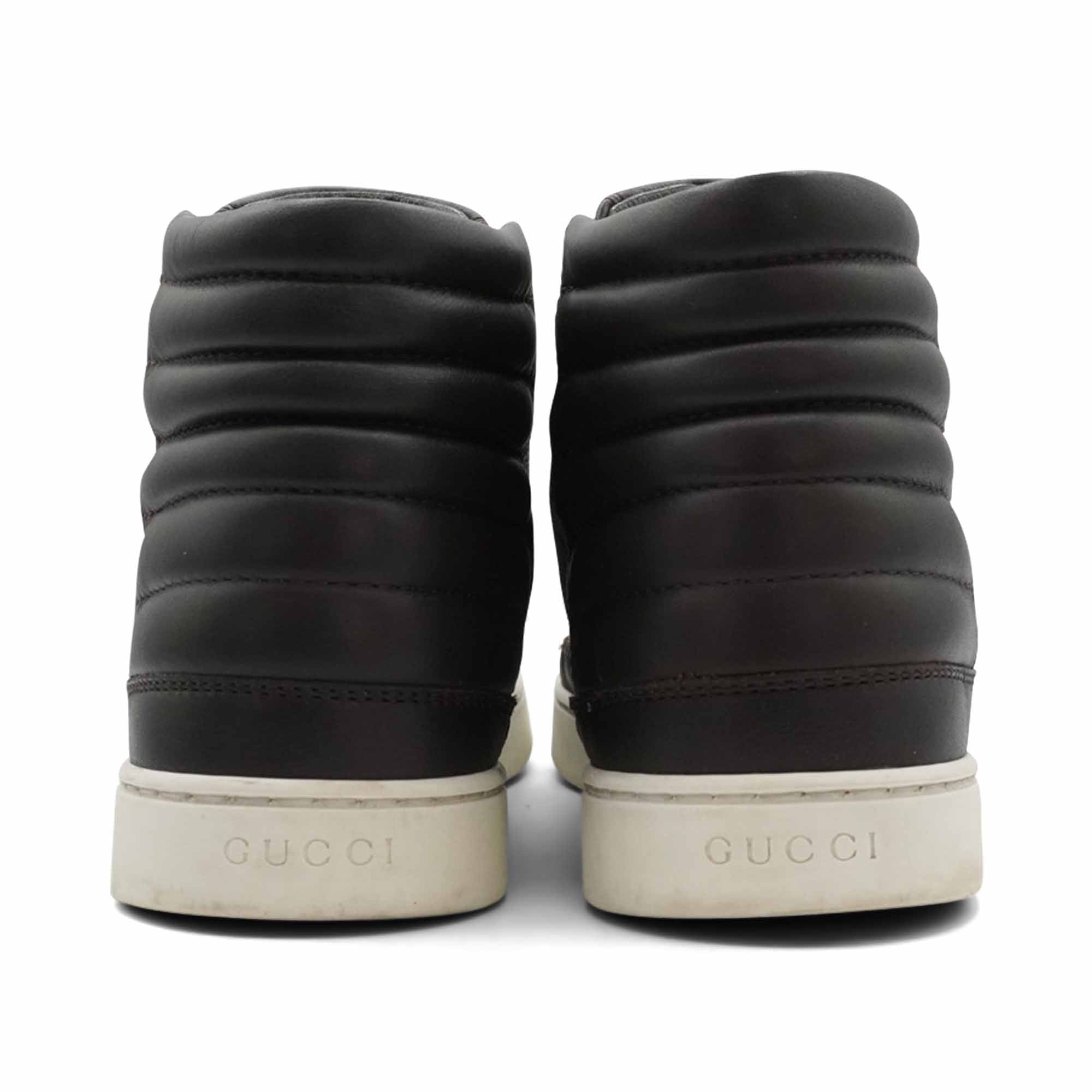 Gucci 'GG Supreme' Monogram High Top Sneakers - Men's 8