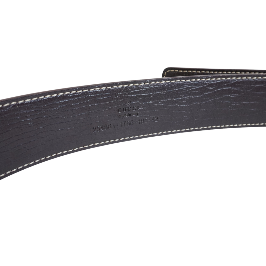 Gucci 'GG Supreme' Reversible Belt - 105/42