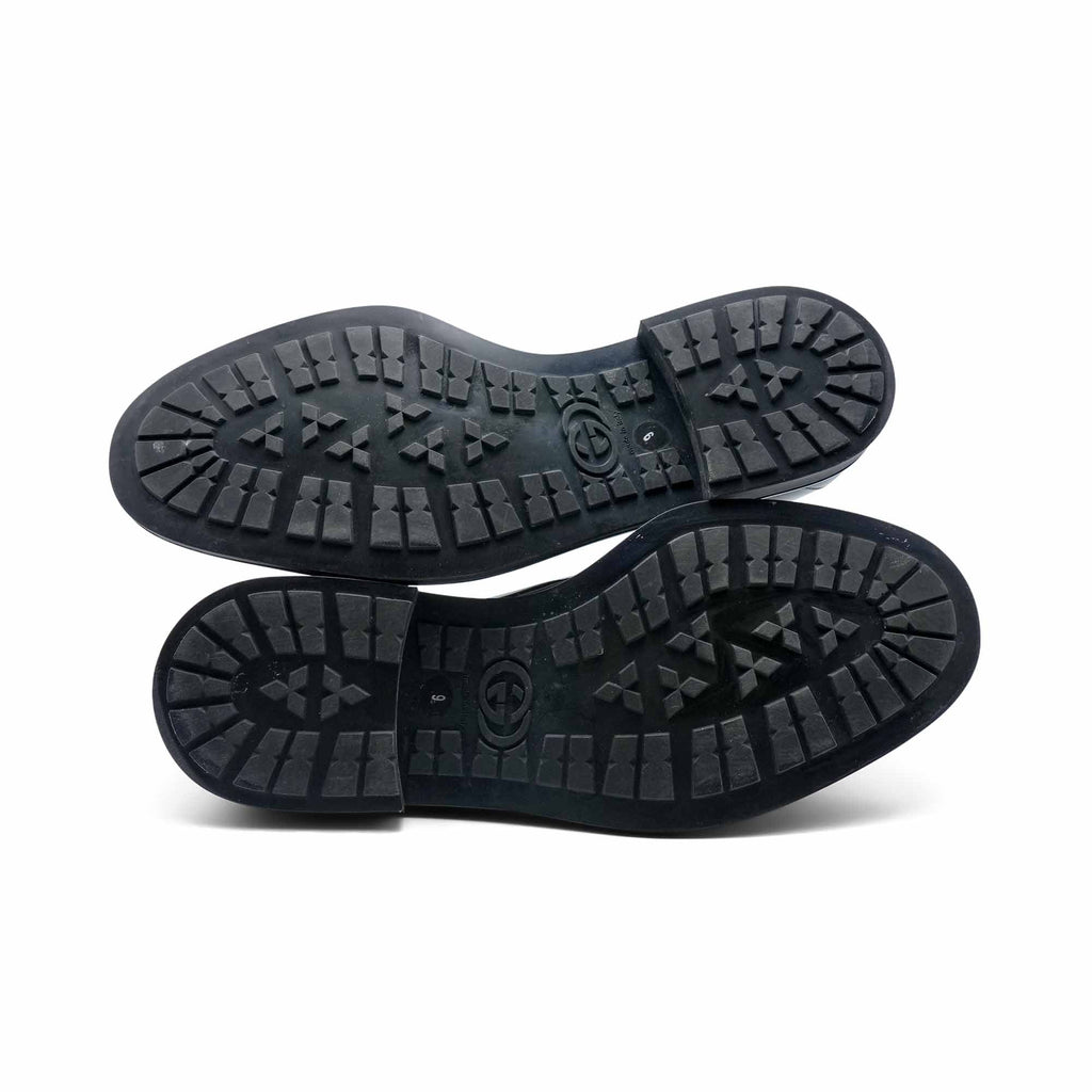 Gucci Rubber Horsebit Loafers - Men's 9