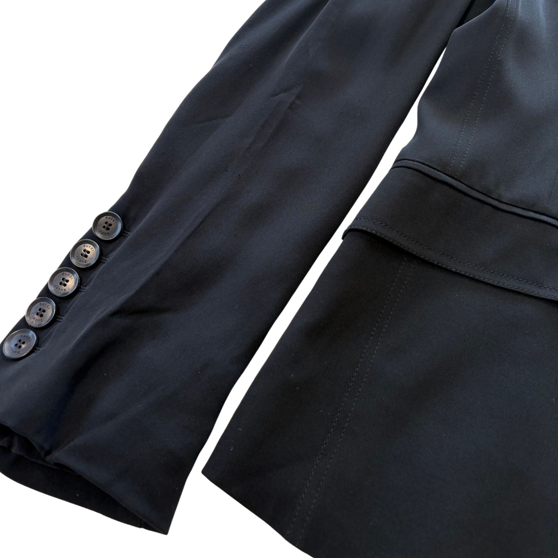 Gucci Silk Blazer - Women's S