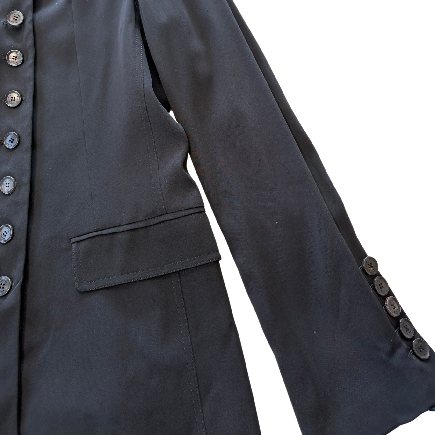 Gucci Silk Blazer - Women's S