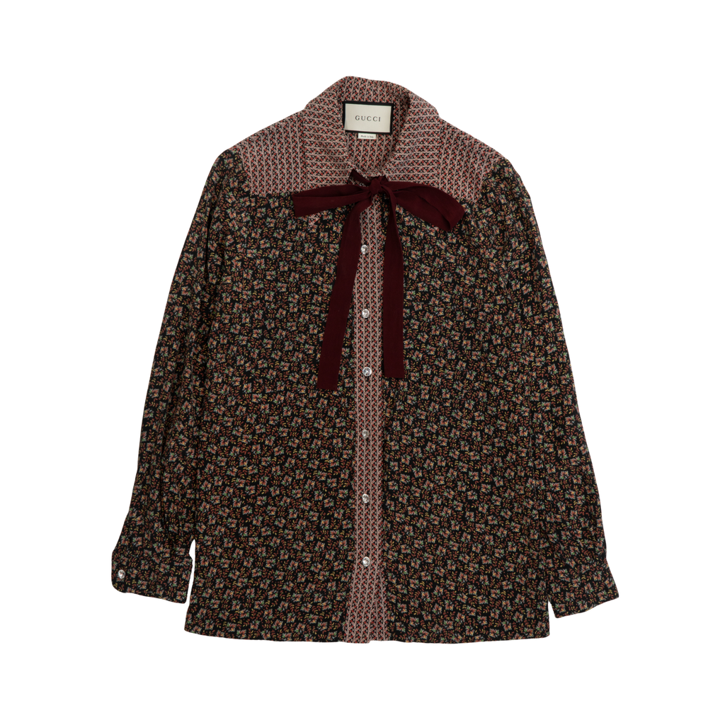 Gucci Floral Blouse - Women's 38