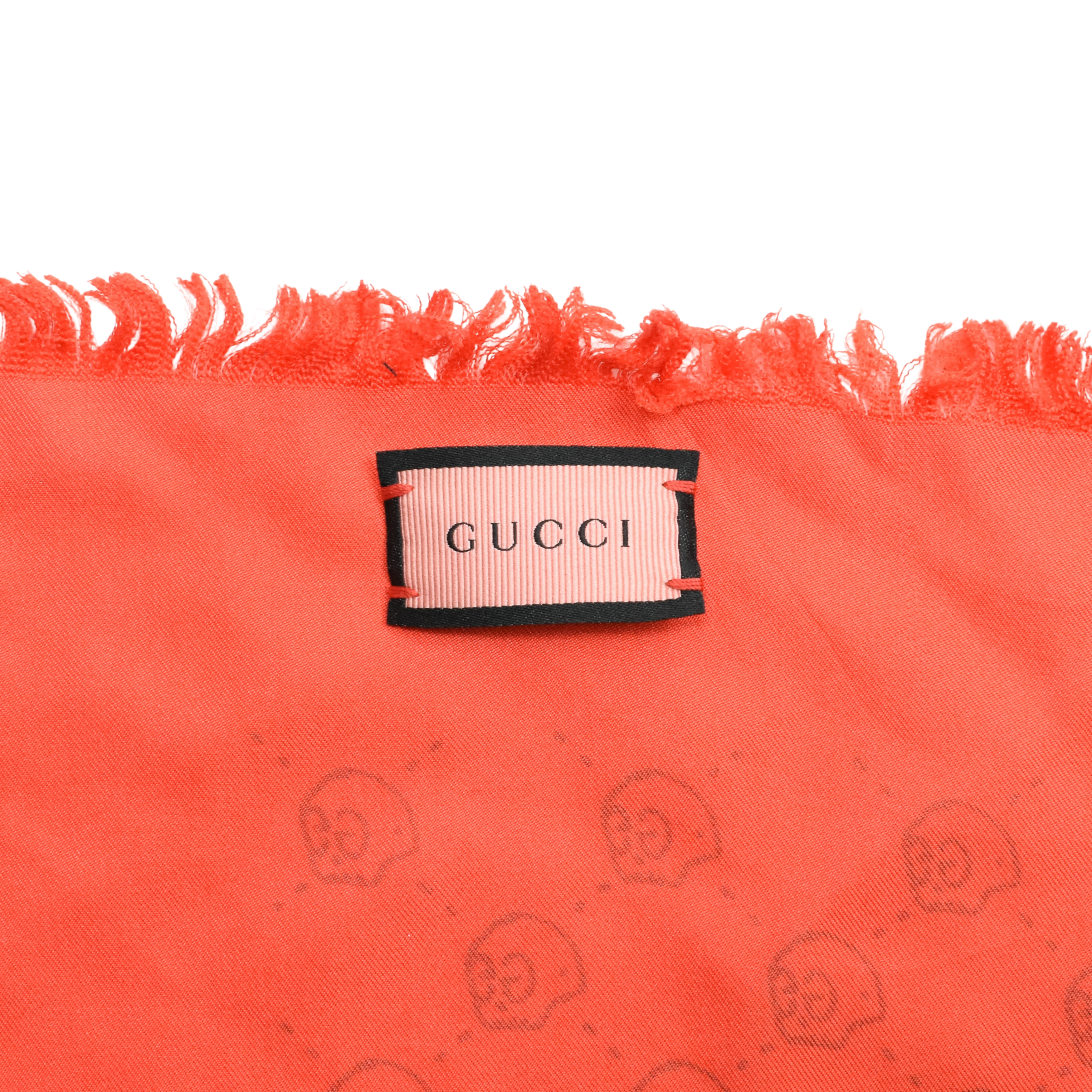 Gucci 'Ghost' Silk Scarf