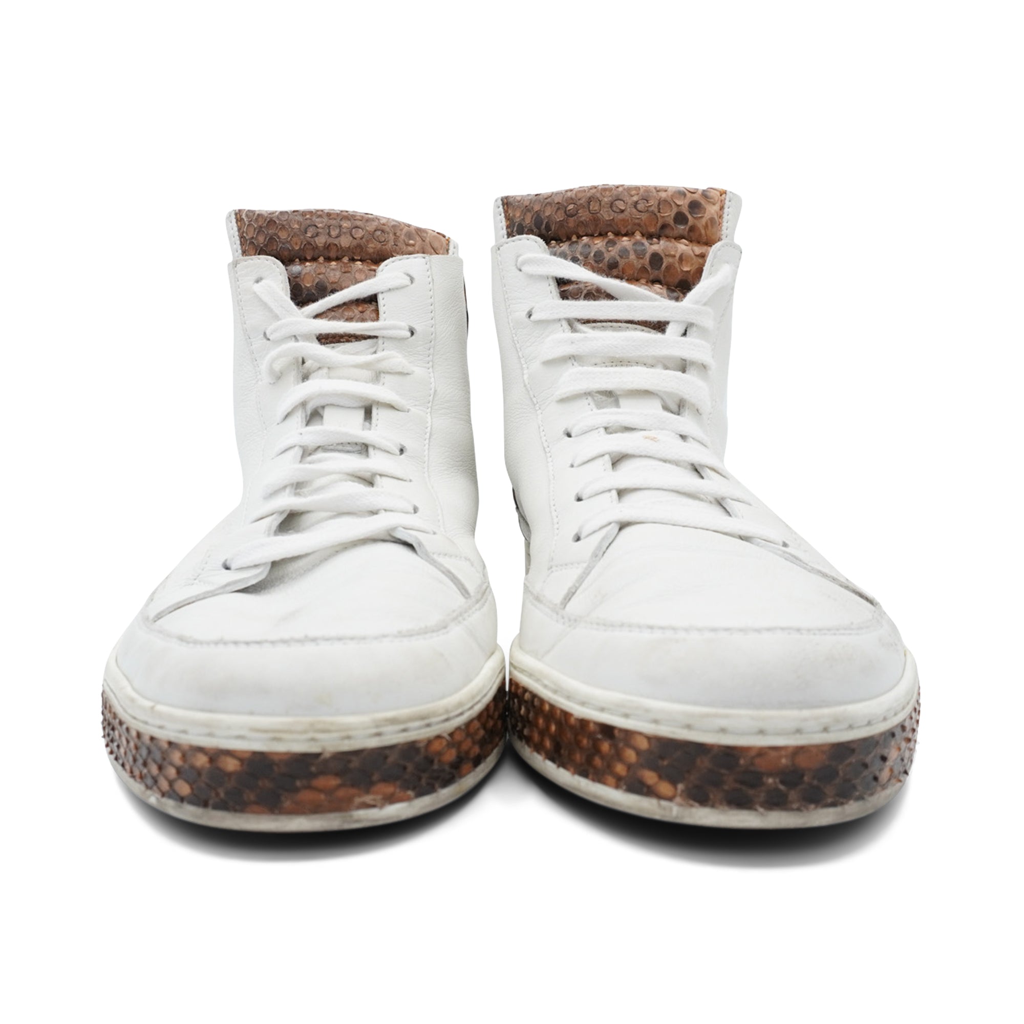 Gucci Python High-Top Sneakers - Men's 7.5