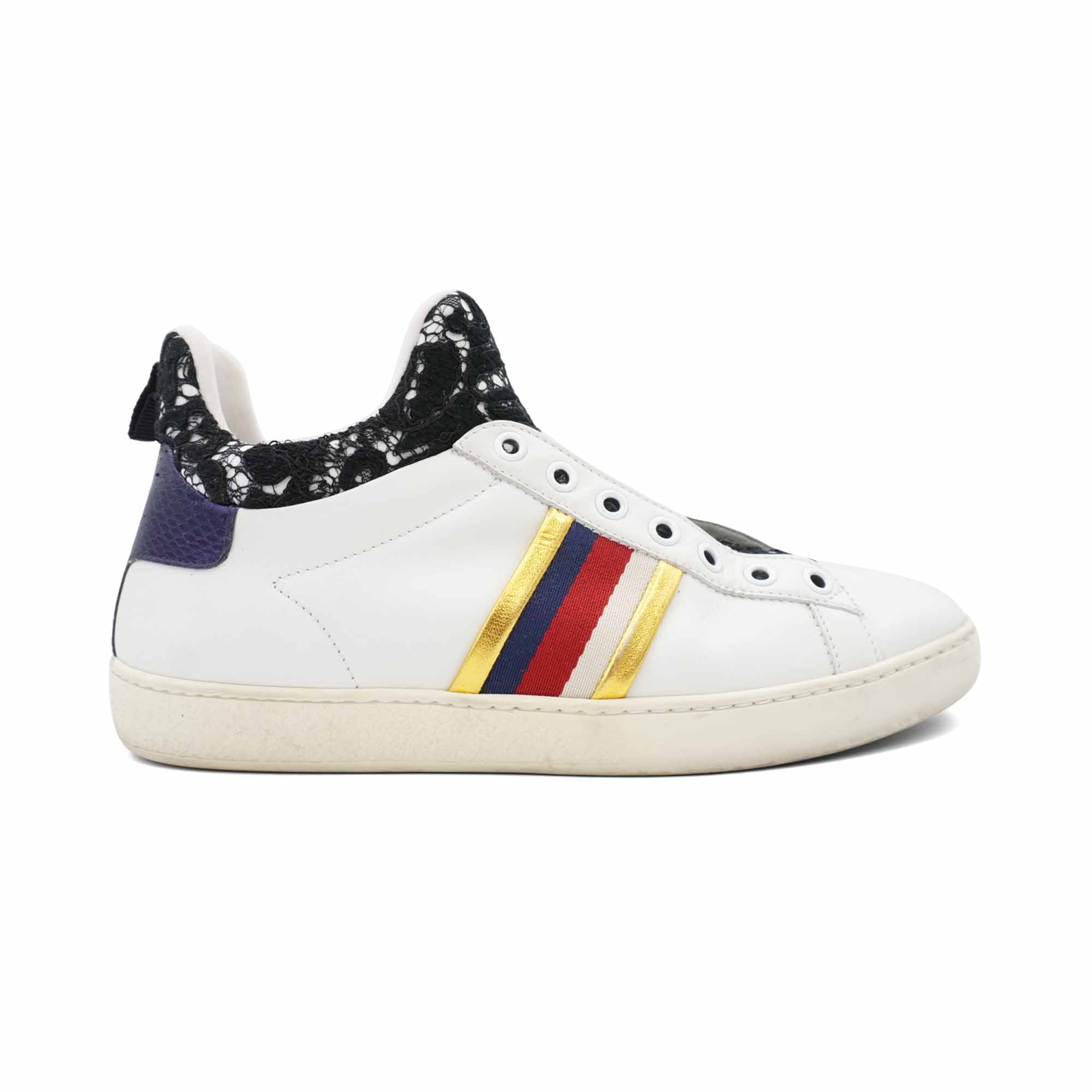 Gucci 'Ace' High-Top Sneakers - Women's 37