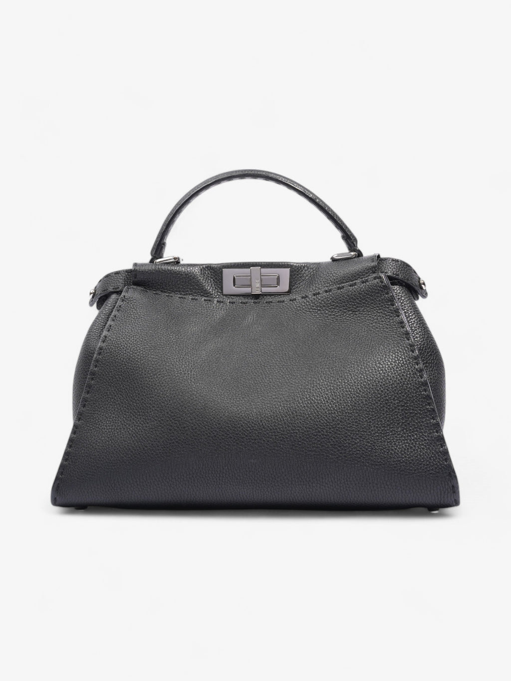 Fendi Peekaboo Black Leather Medium