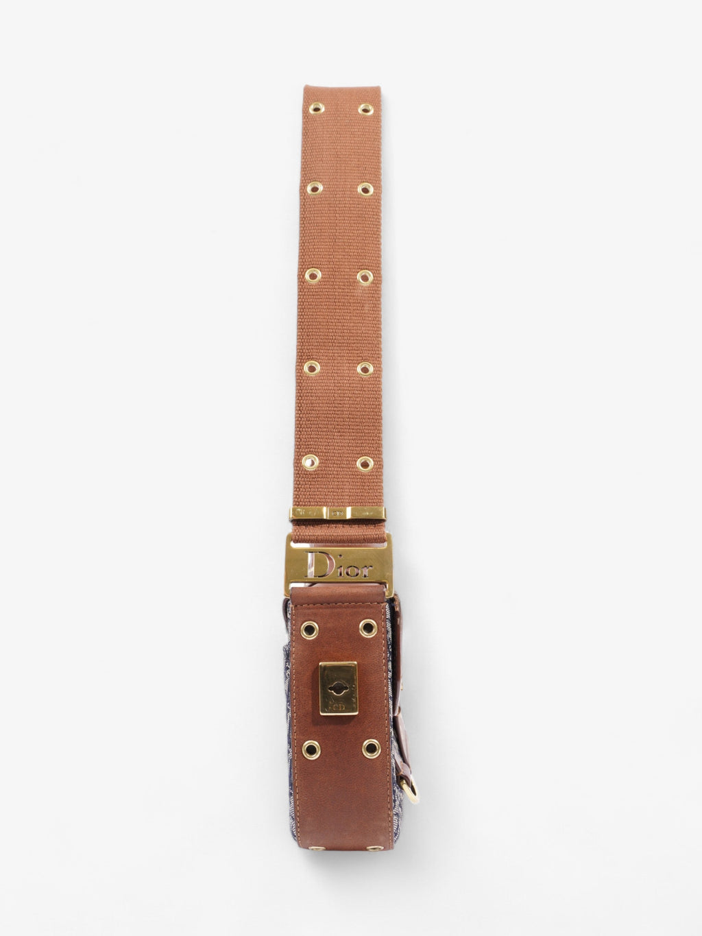 Christian Dior Street Chic Columbus Blue Oblique / Brown Canvas