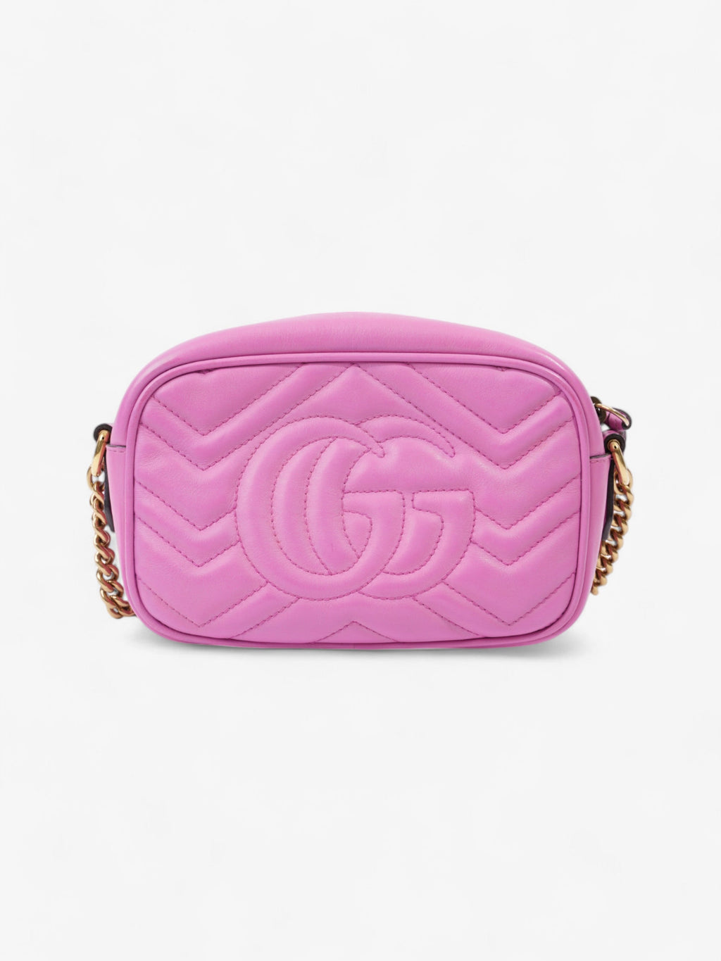 Gucci GG Marmont Light Purple Matelasse Leather Mini