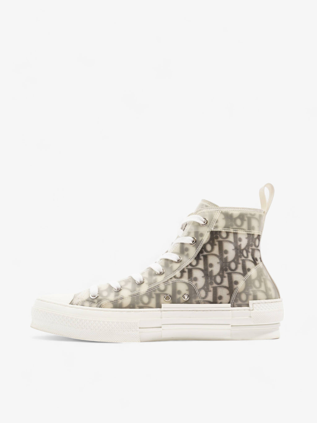Christian Dior Stussy B23 High-tops White / Grey Oblique Canvas EU 41.5 UK 7.5