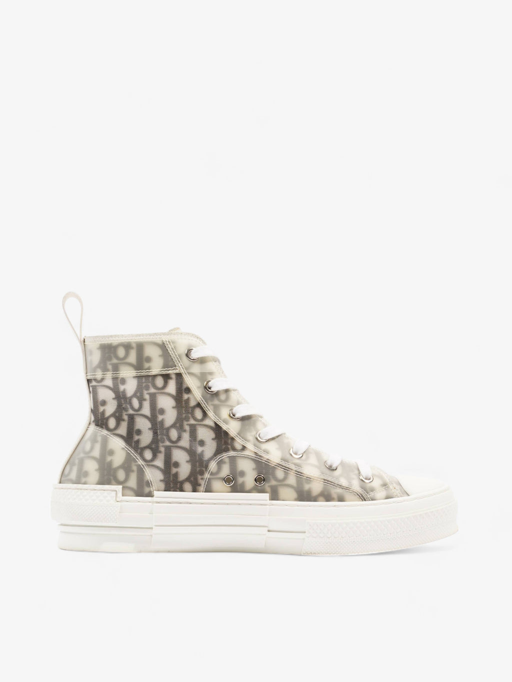Christian Dior Stussy B23 High-tops White / Grey Oblique Canvas EU 41.5 UK 7.5